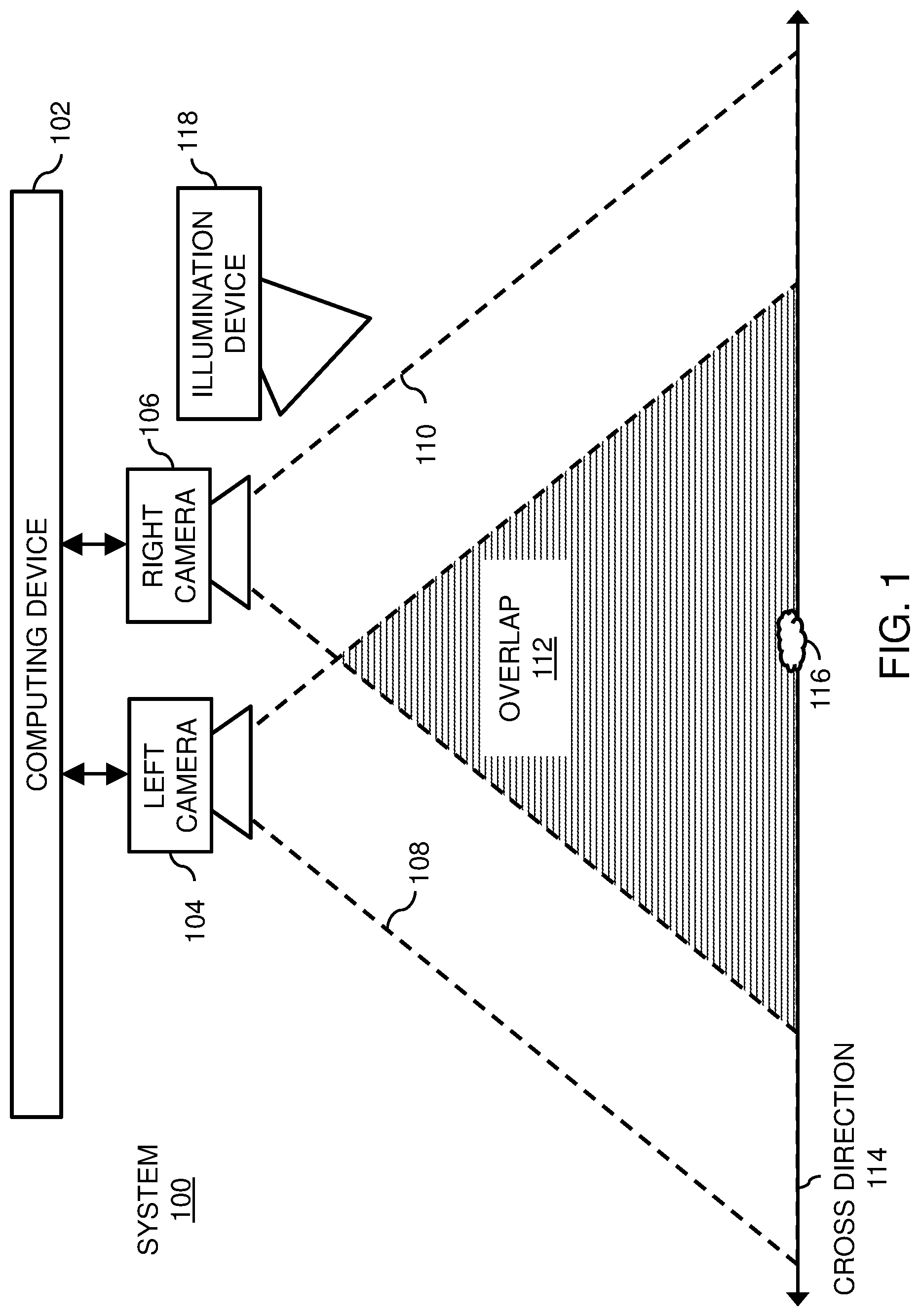 Patent US12315211 — Methods, systems, and devices for monitoring a web of material translating along a travel path — Figure 1