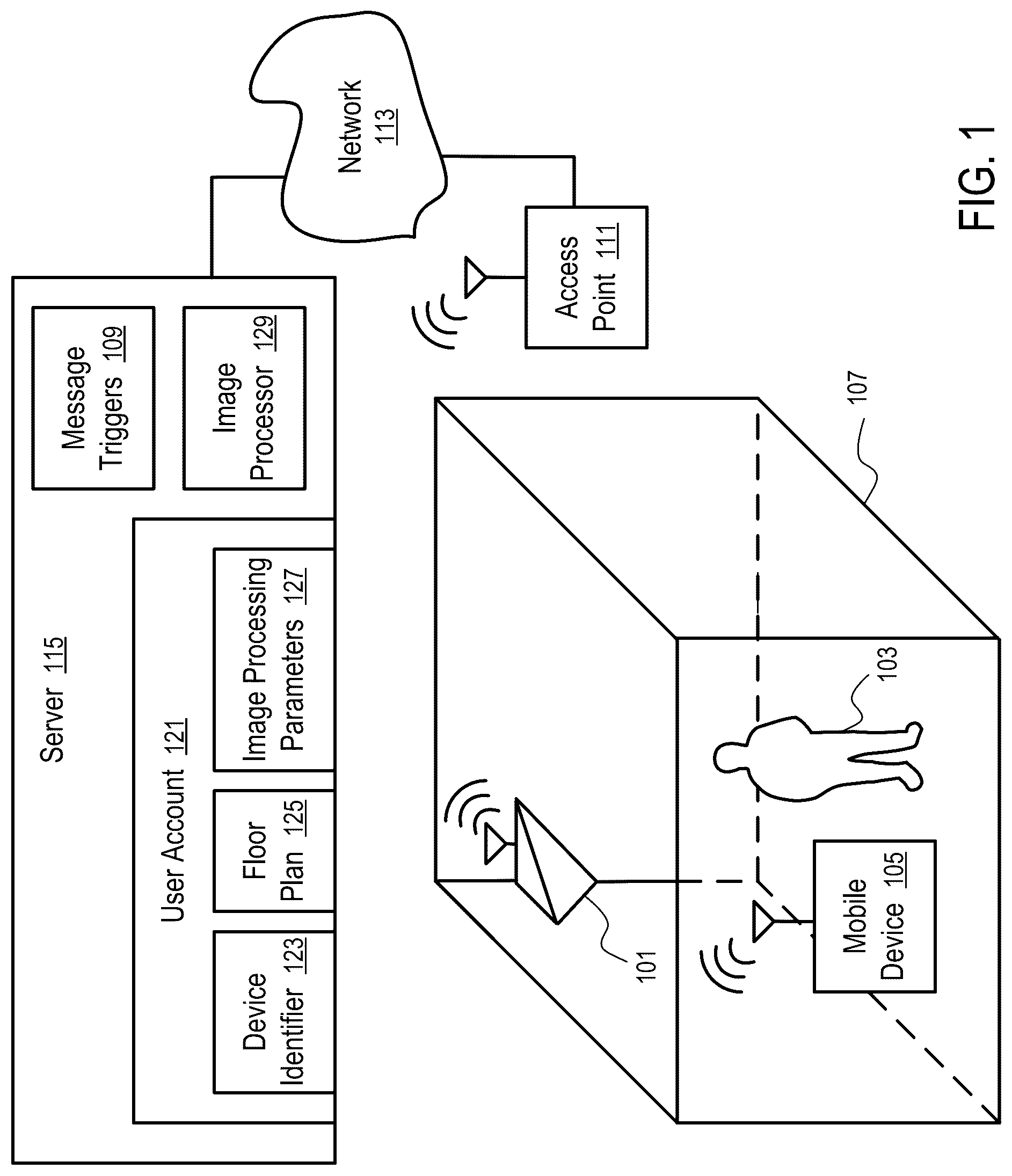 Patent US12315241 Figure 1 – User interfaces to configure a thermal imaging system