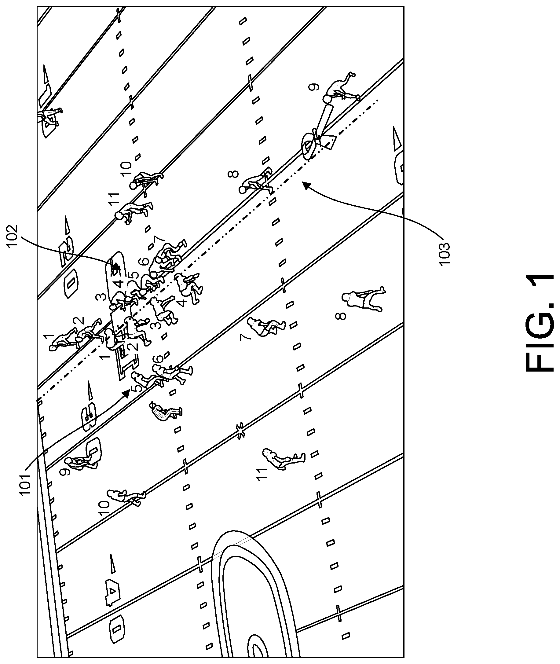 Patent US12315258 — System and method for identifying moment of snap within video of American football — Figure 1