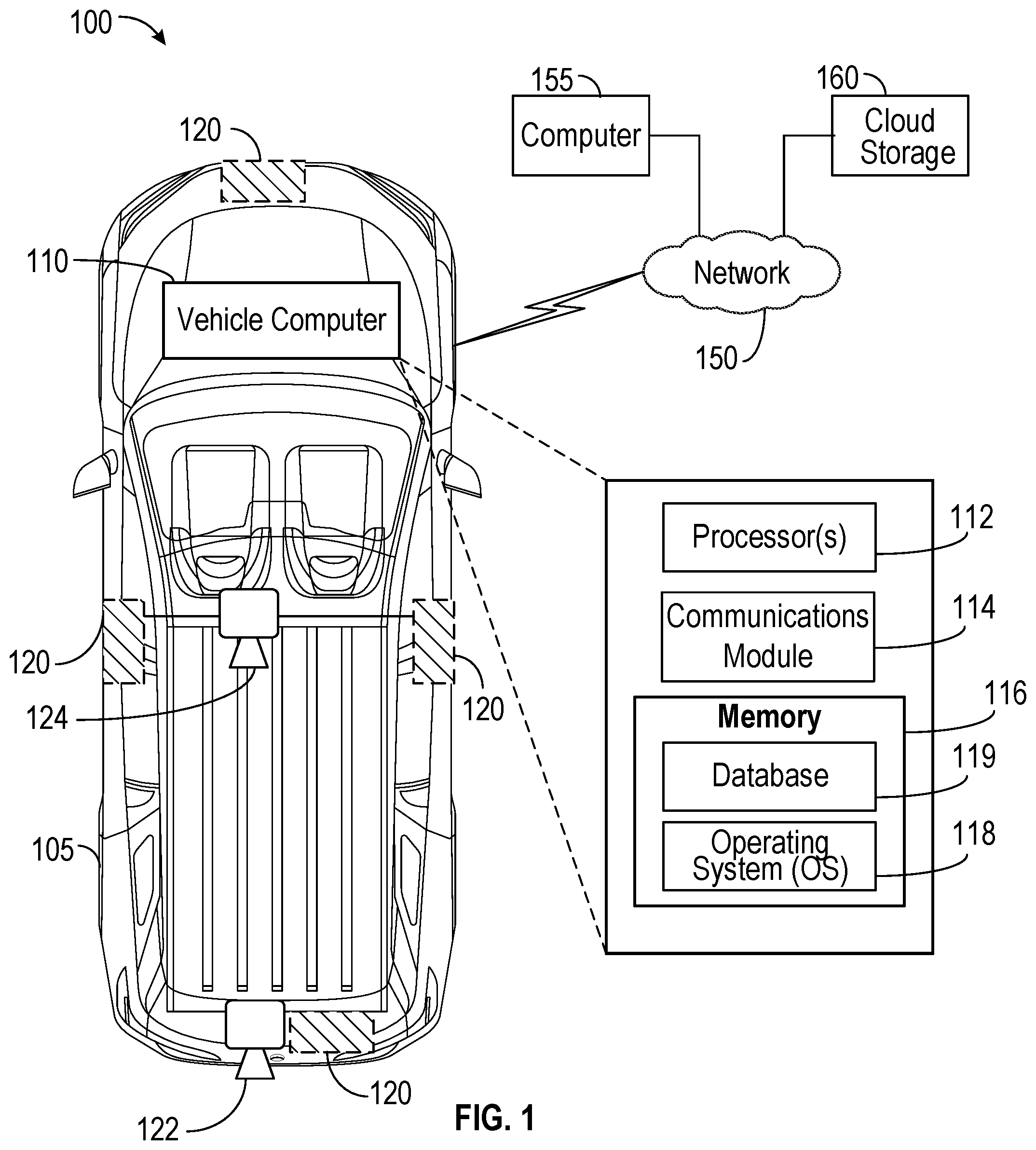 Patent US12315267 — Systems and methods for detecting obstacles in the vicinity of power cables — Figure 1