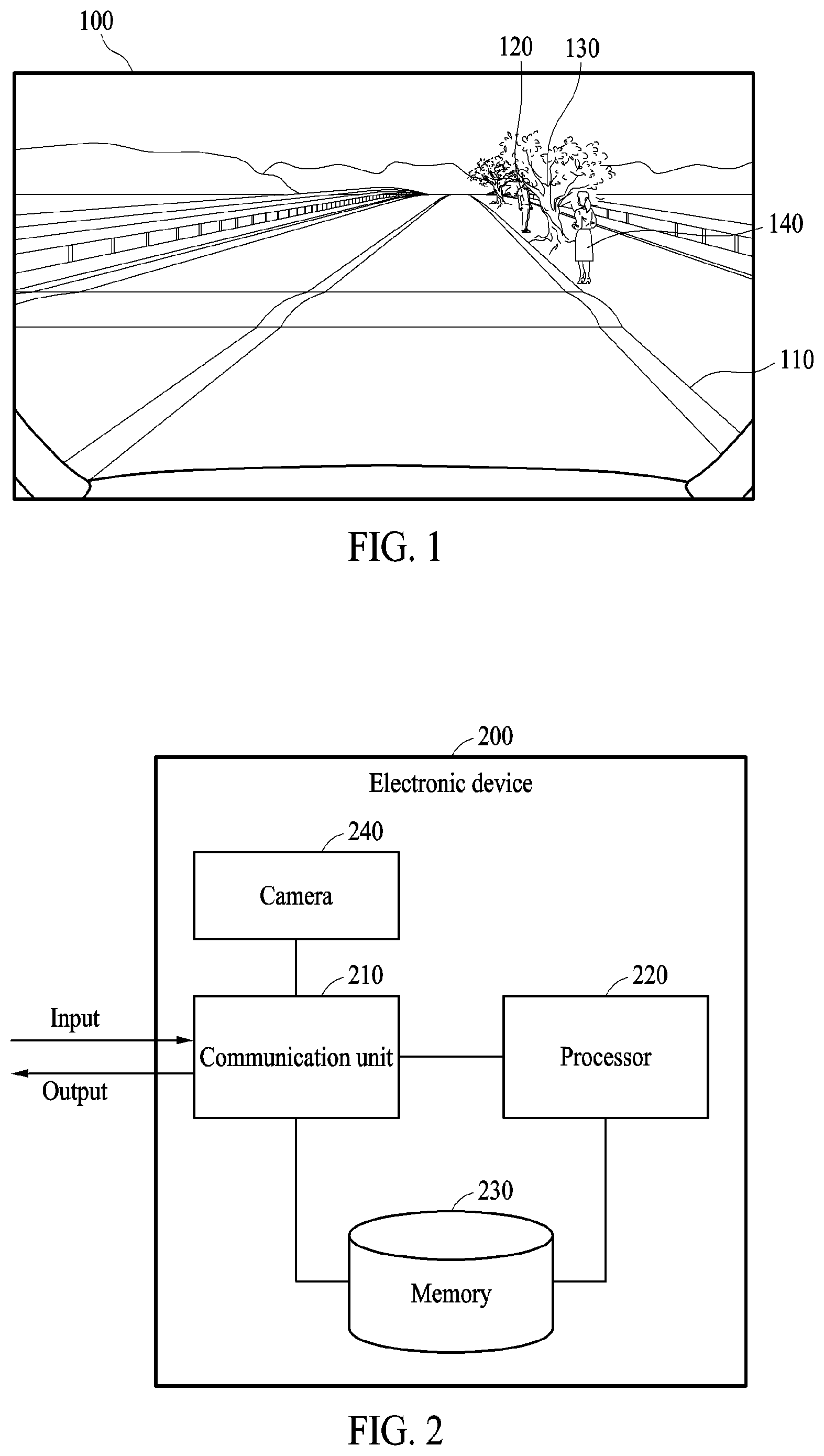 Patent US12315270 — Electronic device for determining bumps and depressions on ground and operation method thereof — Figure 1