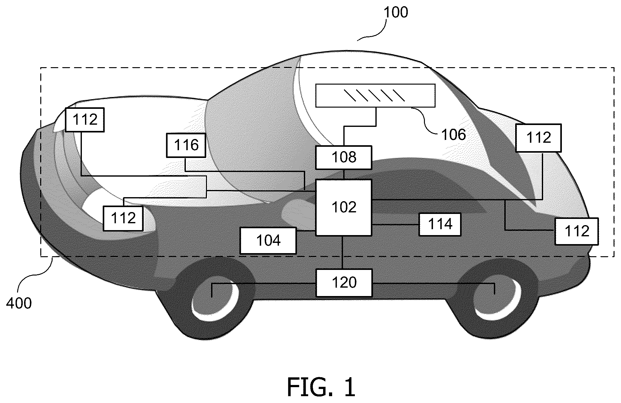 Patent US12315302 — Methods and devices for an occupant of a vehicle — Figure 1