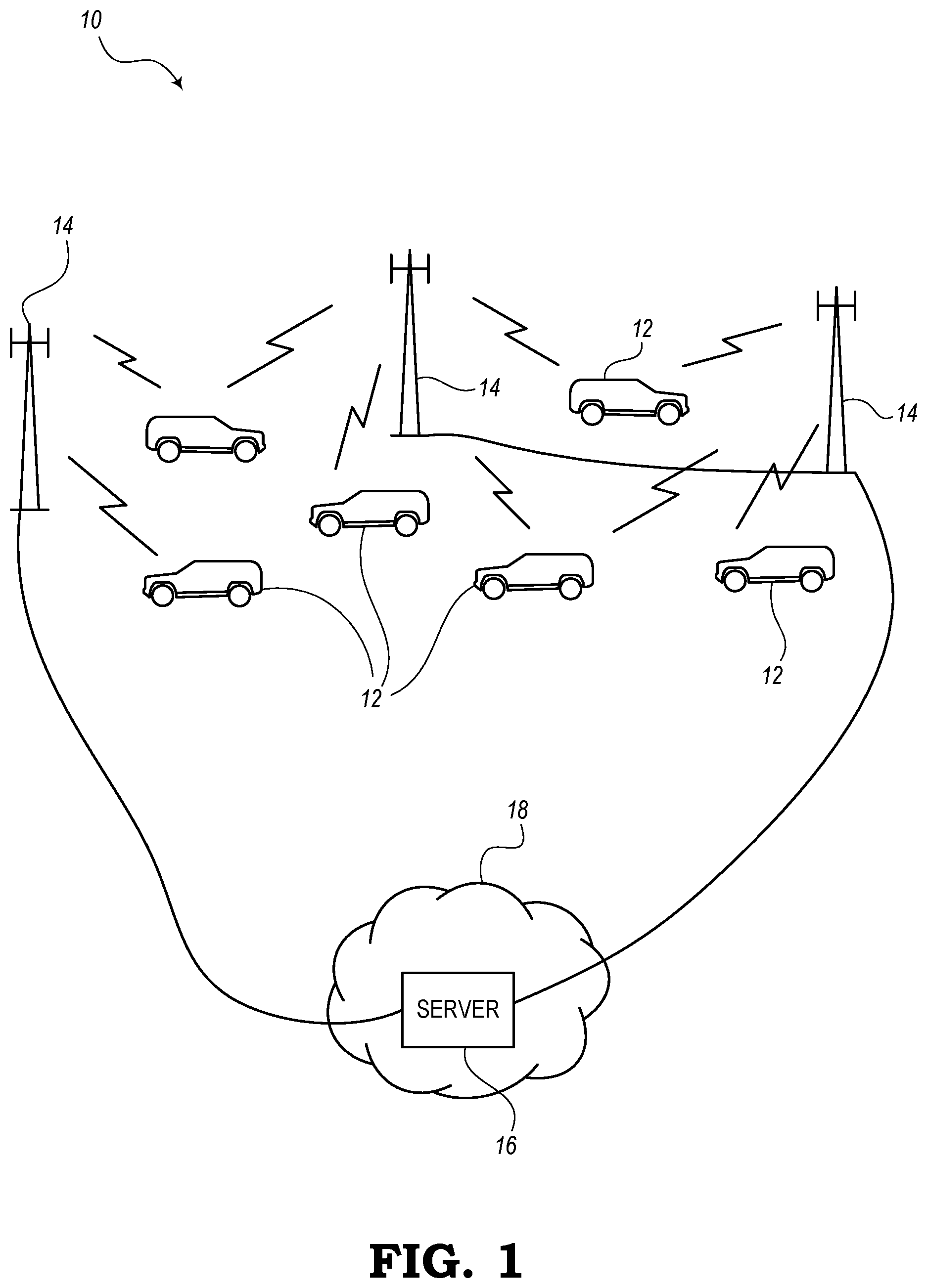 Patent US12315309 — Reducing vehicle telematic load while preserving the ability to perform high-fidelity analytics — Figure 1