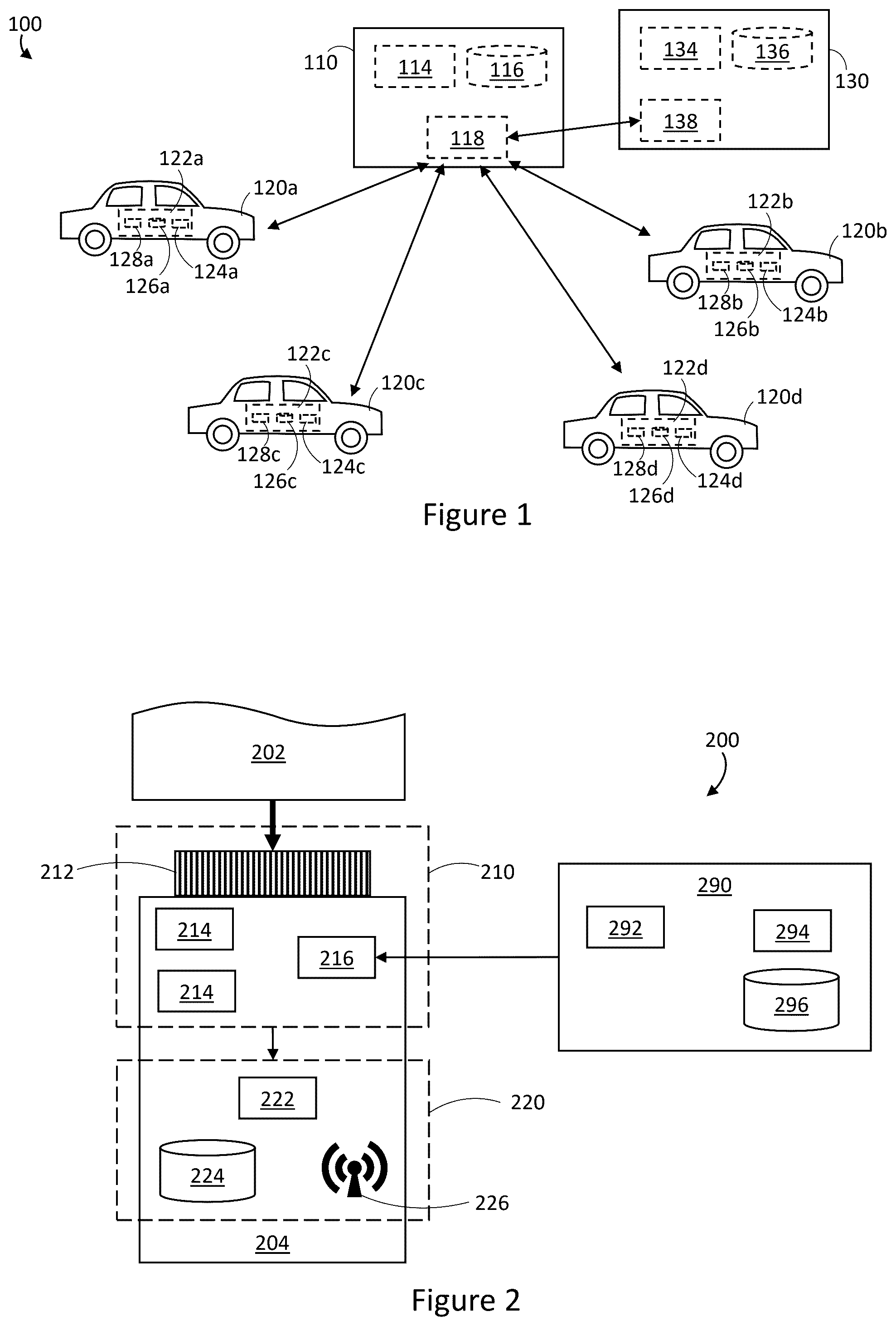 Patent US12315310 Figure 1 – Systems for determining fuel level