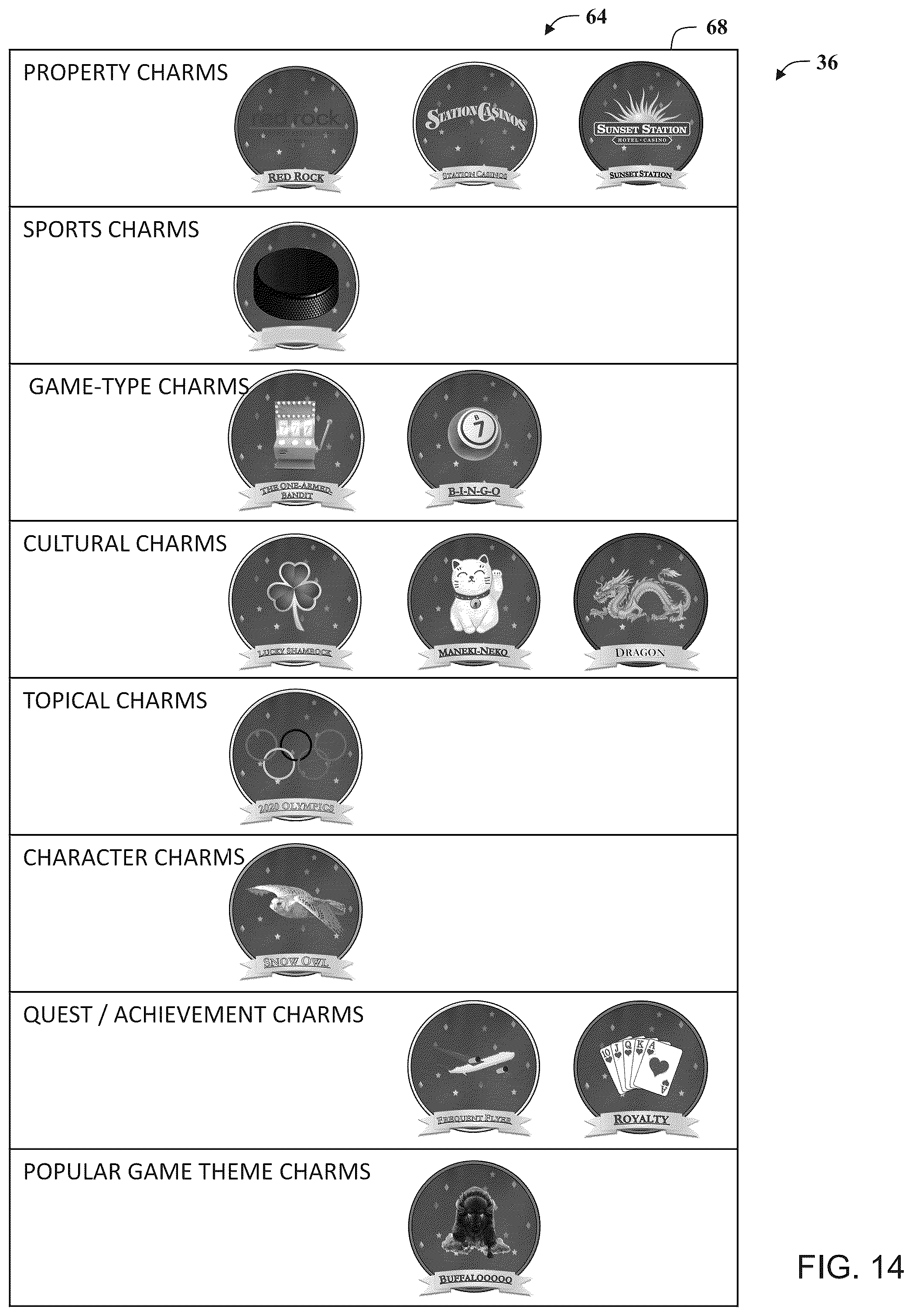 Patent US12315338 Figure 12 – System and methods for operating a casino loyalty computer system to display images of non-fungible tokens associated with blockchain transactions on gaming devices