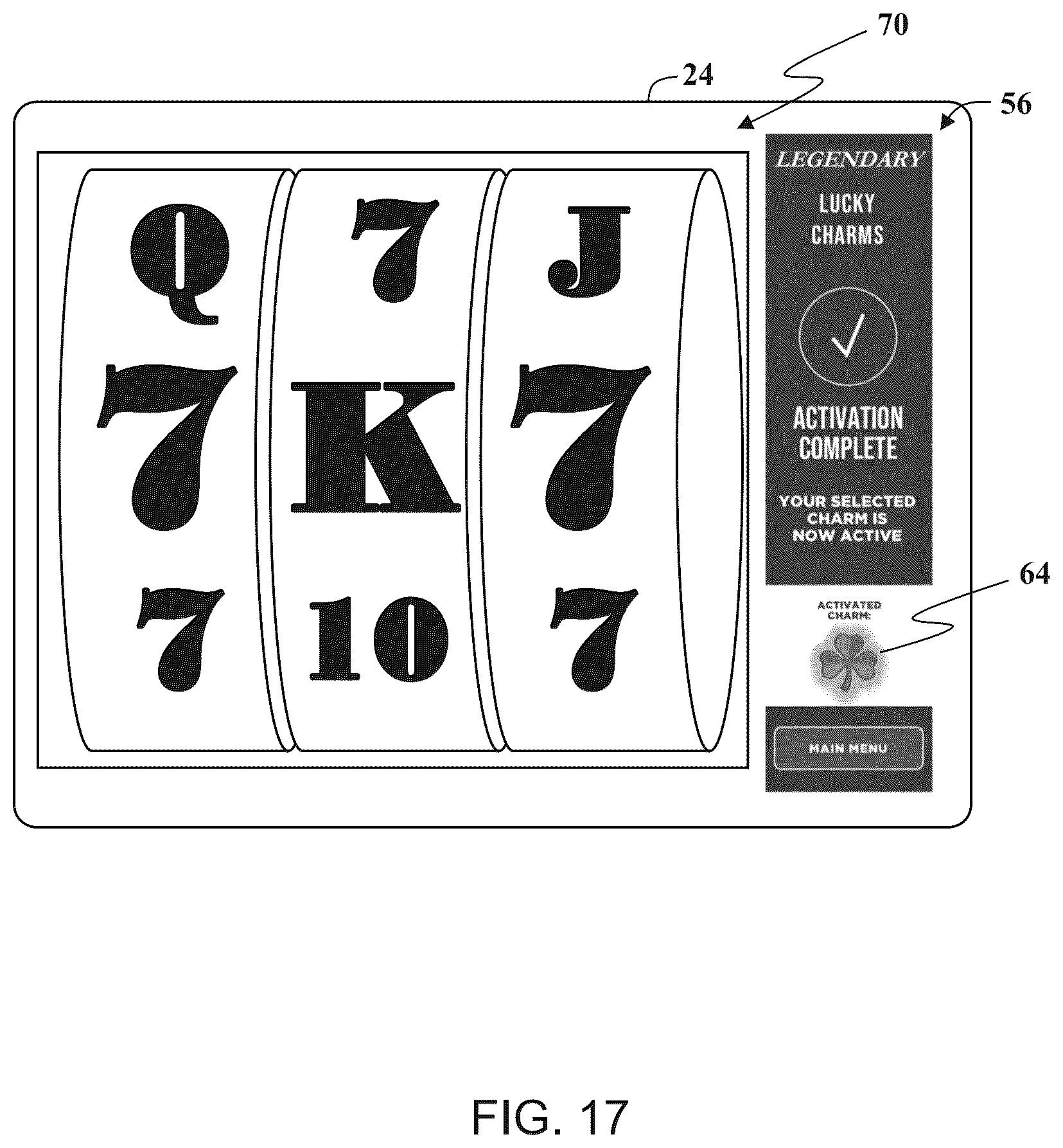 Patent US12315338 Figure 15 – System and methods for operating a casino loyalty computer system to display images of non-fungible tokens associated with blockchain transactions on gaming devices
