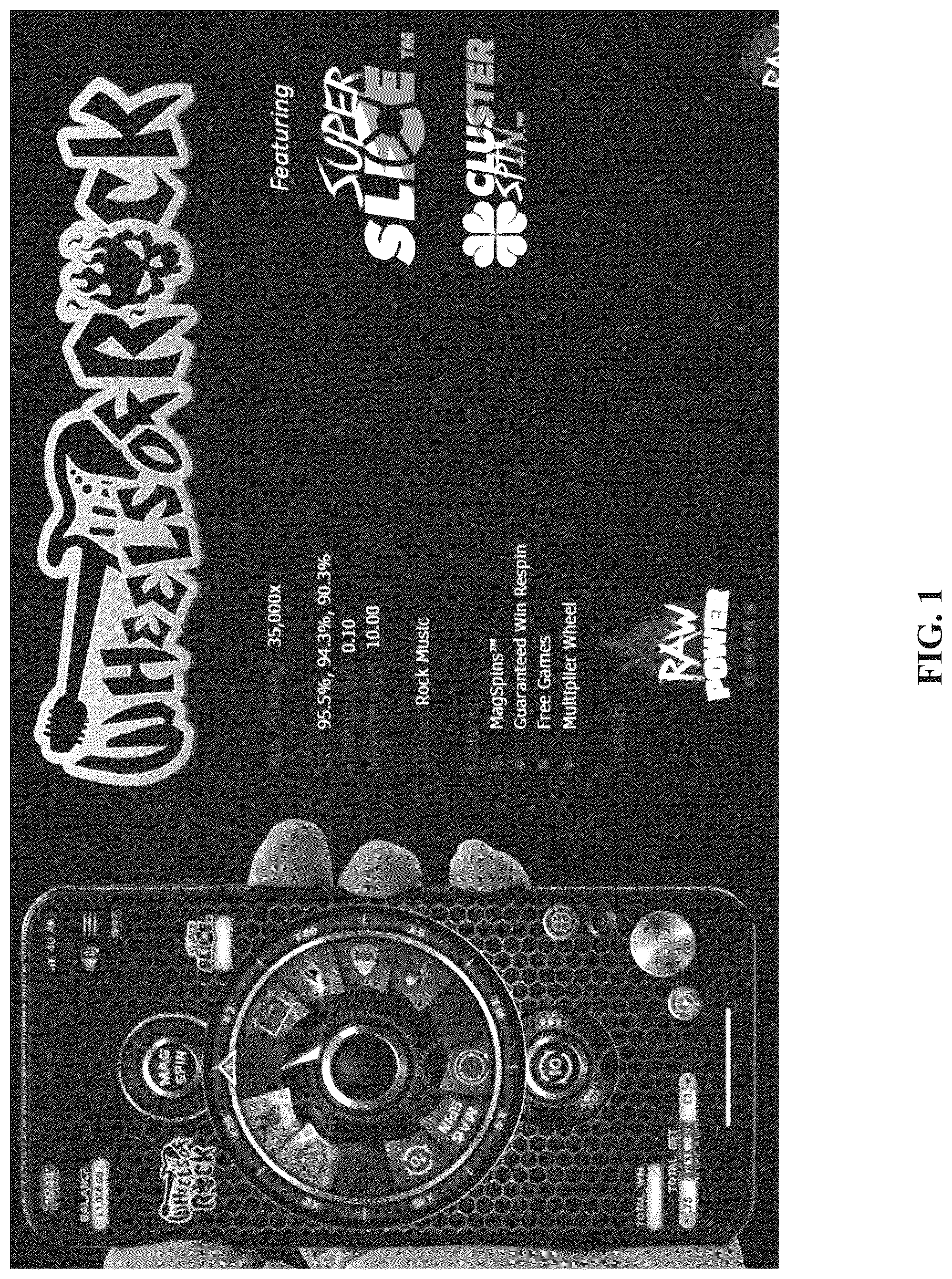 Patent US12315341 — Systems and methods for casino games — Figure 1