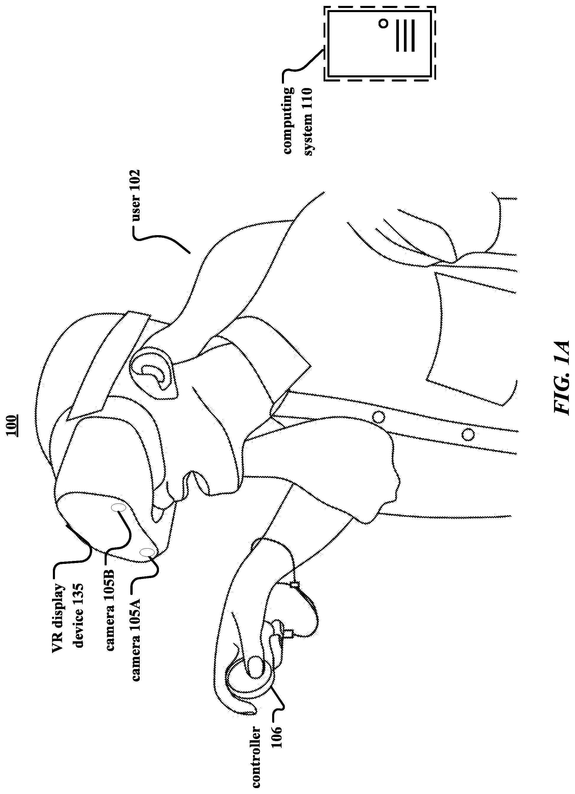 Patent US12315363 — Directional warnings in co-located play in virtual reality environments — Figure 1