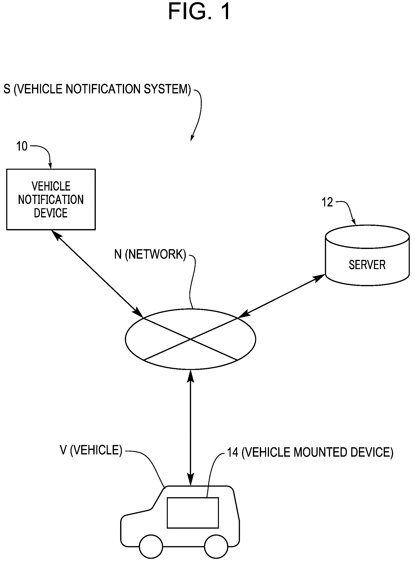 Patent US12315369 Figure 1 – Vehicle notification device, vehicle notification method, and storage medium