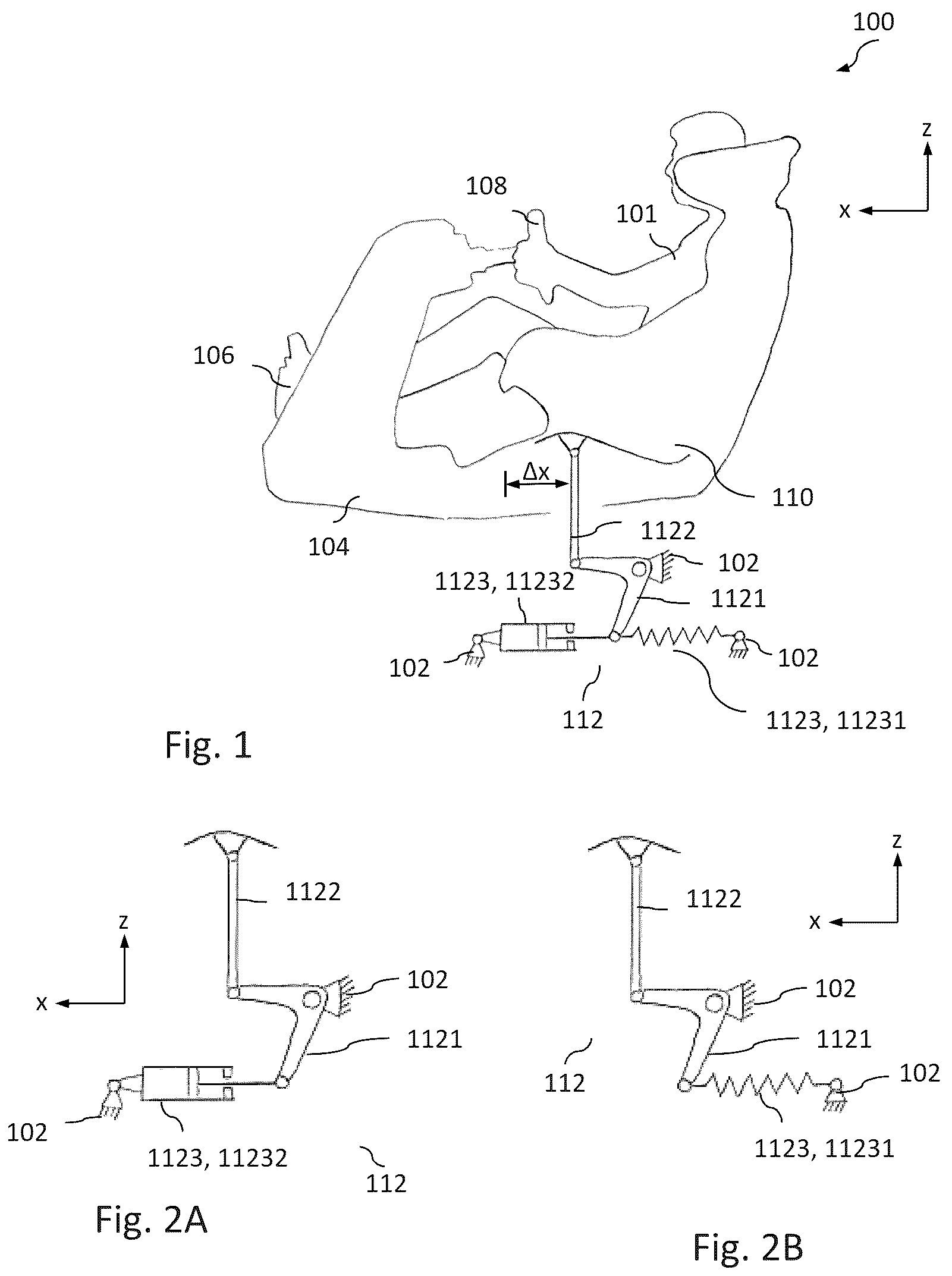 Patent US12315395 Figure 1 – Vehicle simulator