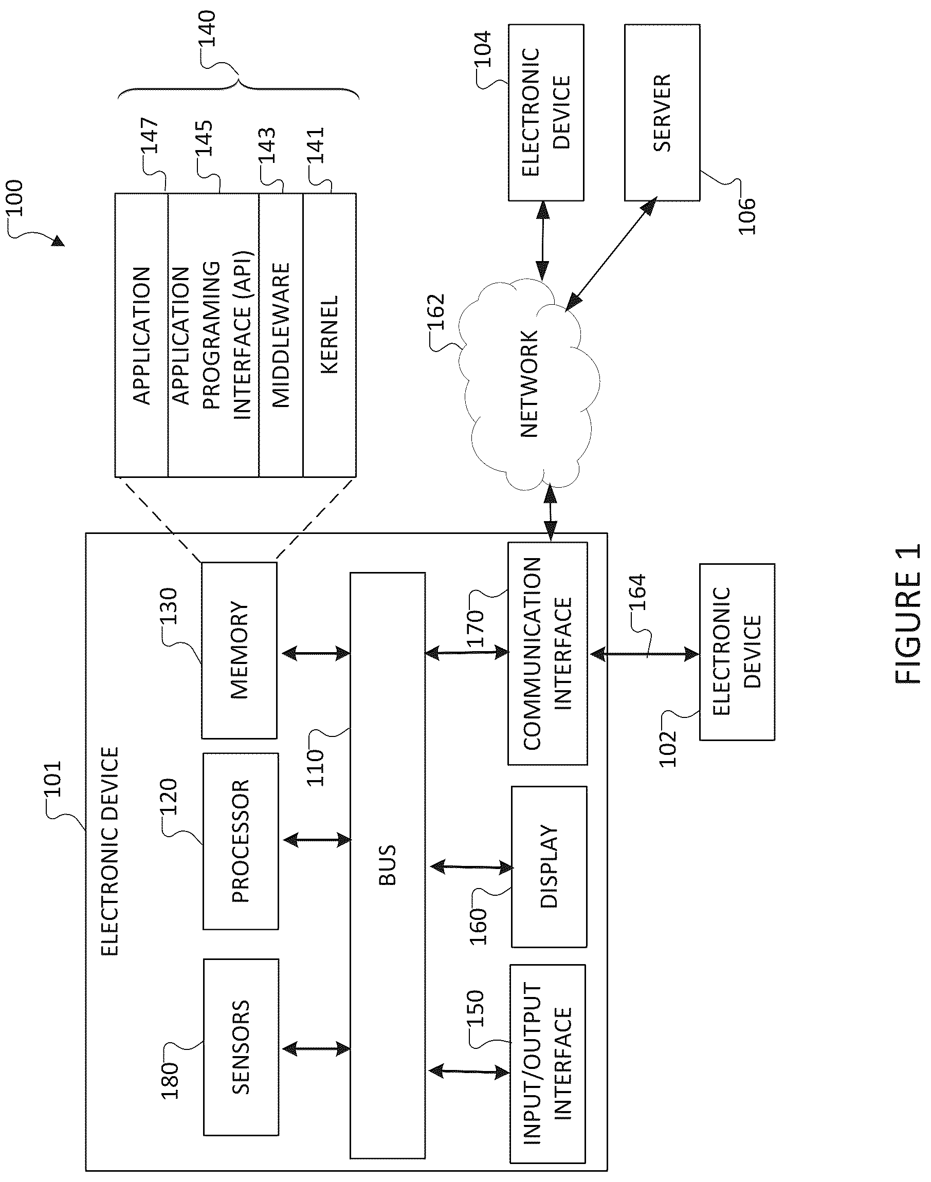 Patent US12315399 — Mobile device with a foldable display and method of providing user interfaces on the foldable display — Figure 1