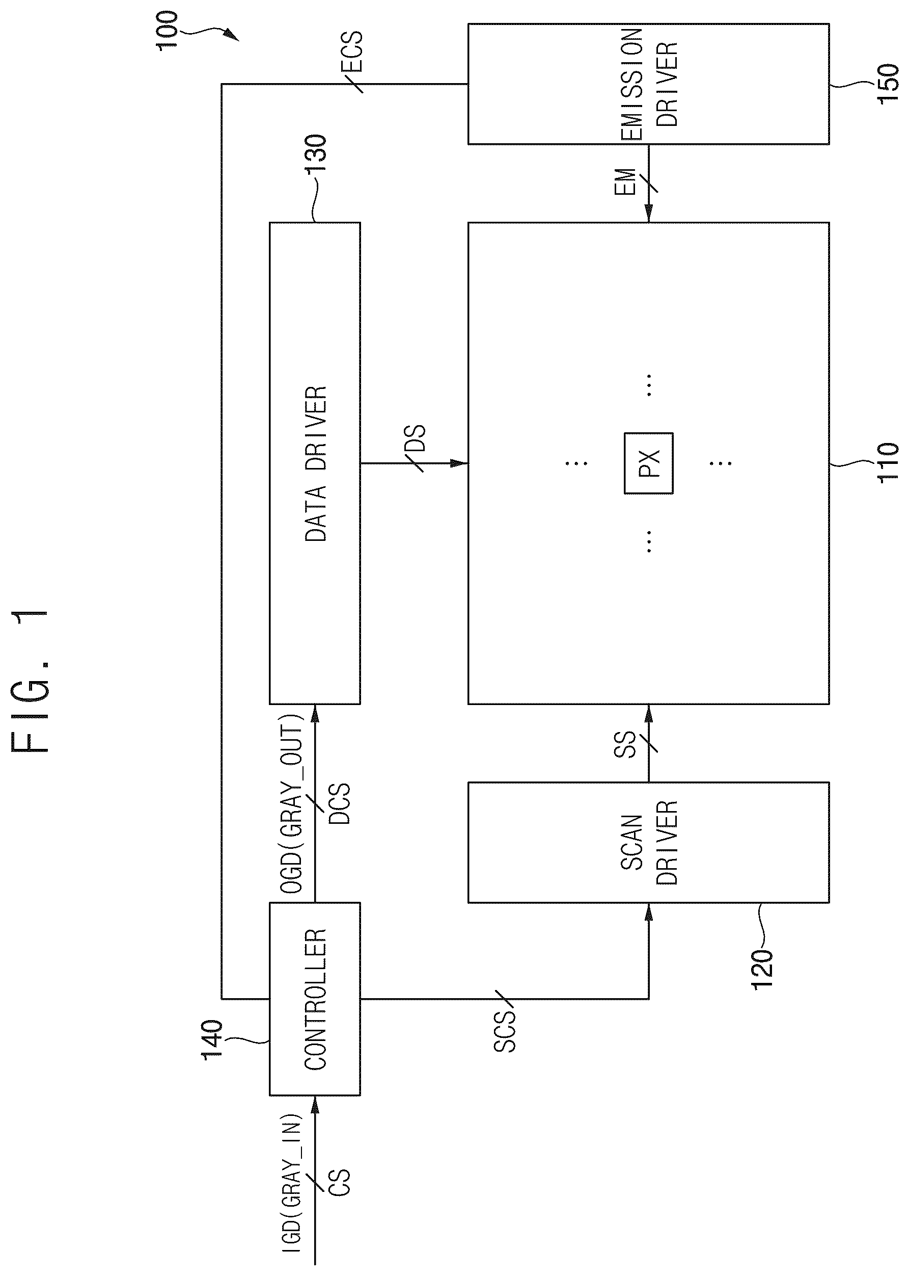Patent US12315417 — Display device and method of driving the same — Figure 1
