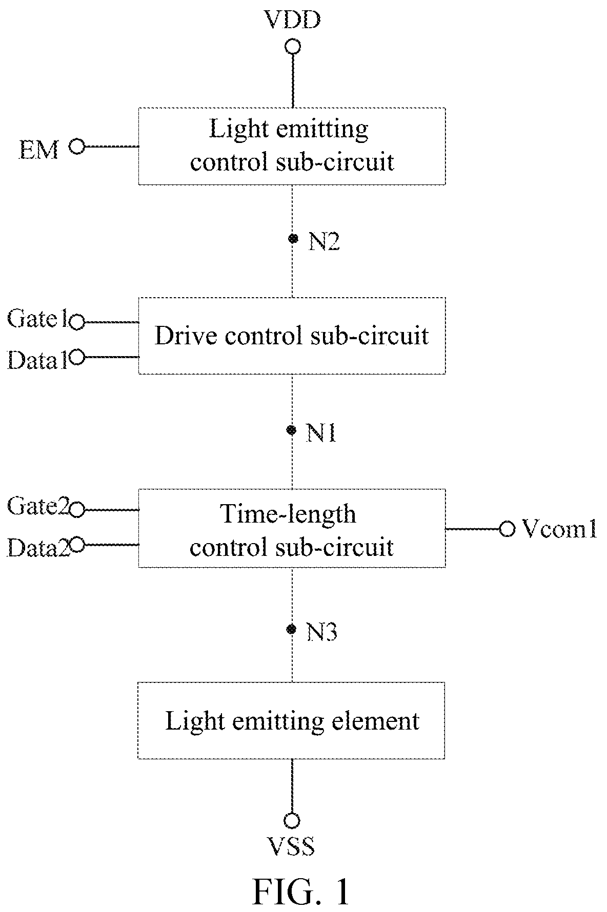 Patent US12315430 — Pixel circuit, drive method therefor, display substrate, and display device — Figure 1