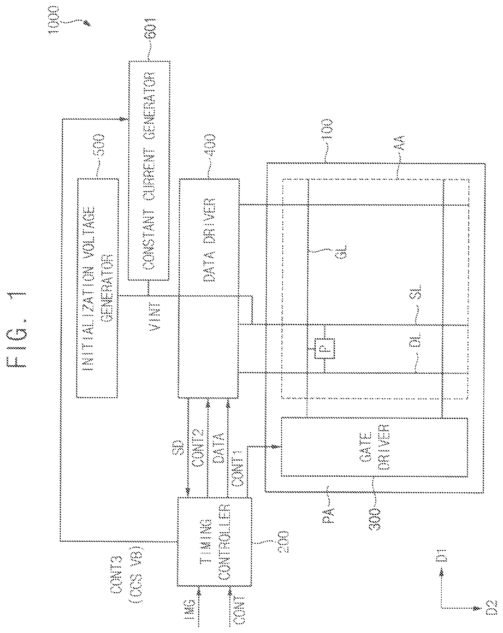 Patent US12315433 — Display device and method of driving the same — Figure 1