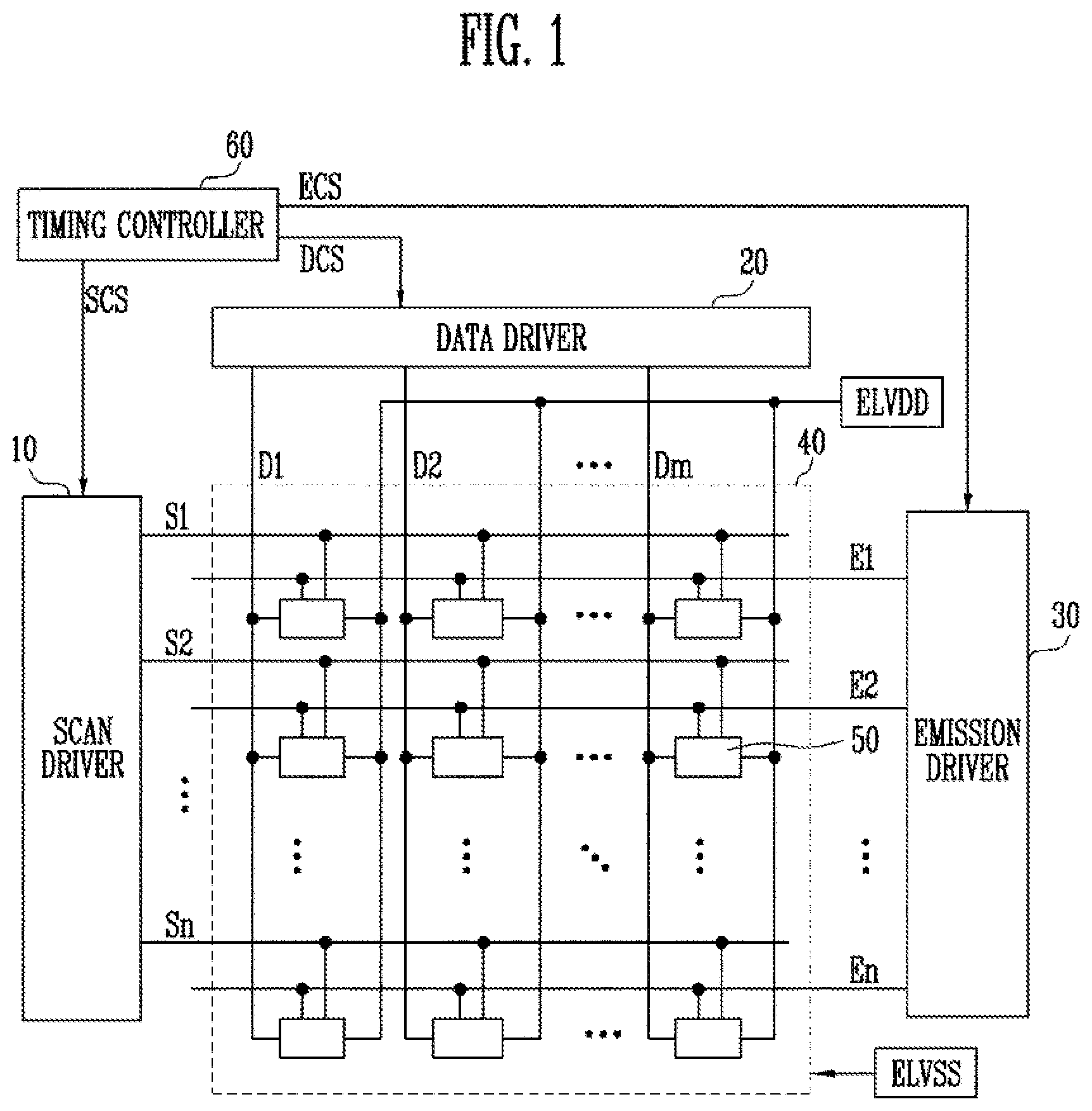 Patent US12315439 — Stage and organic light emitting display device using the same — Figure 1