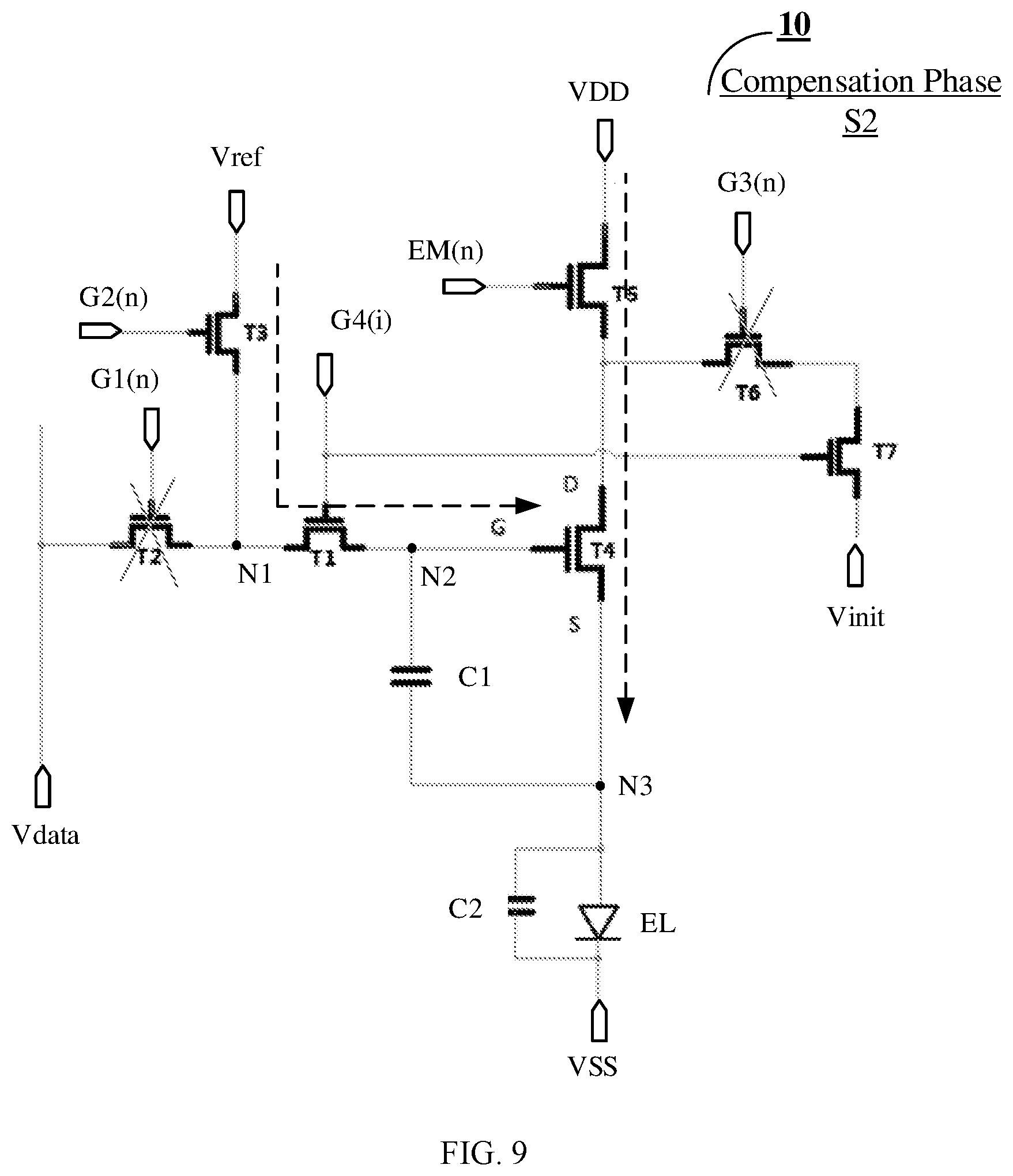 Patent US12315448 Figure 7 – Pixel circuit and driving method thereof, and display device