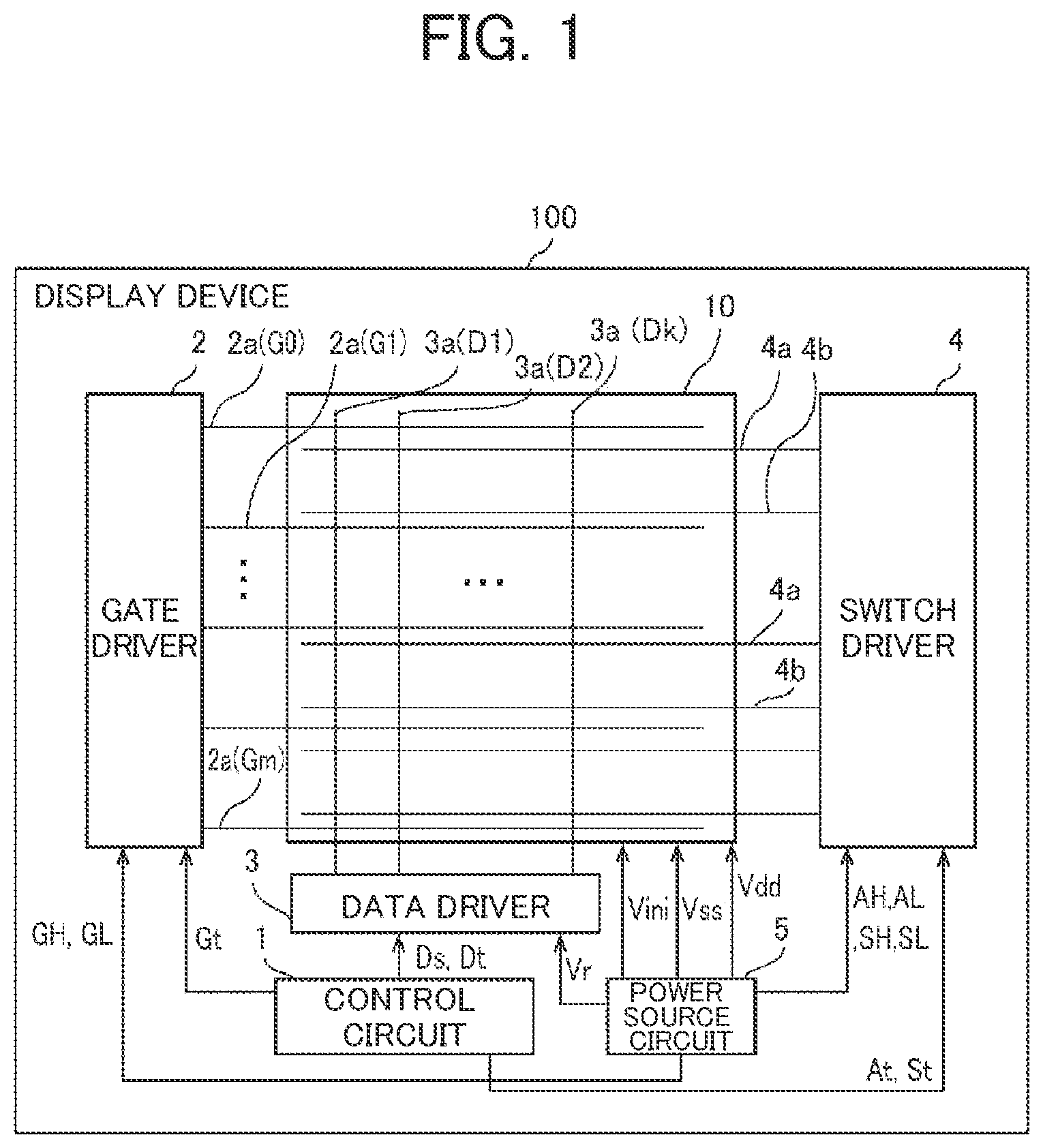 Patent US12315450 Figure 1 – Display device and method for controlling display device