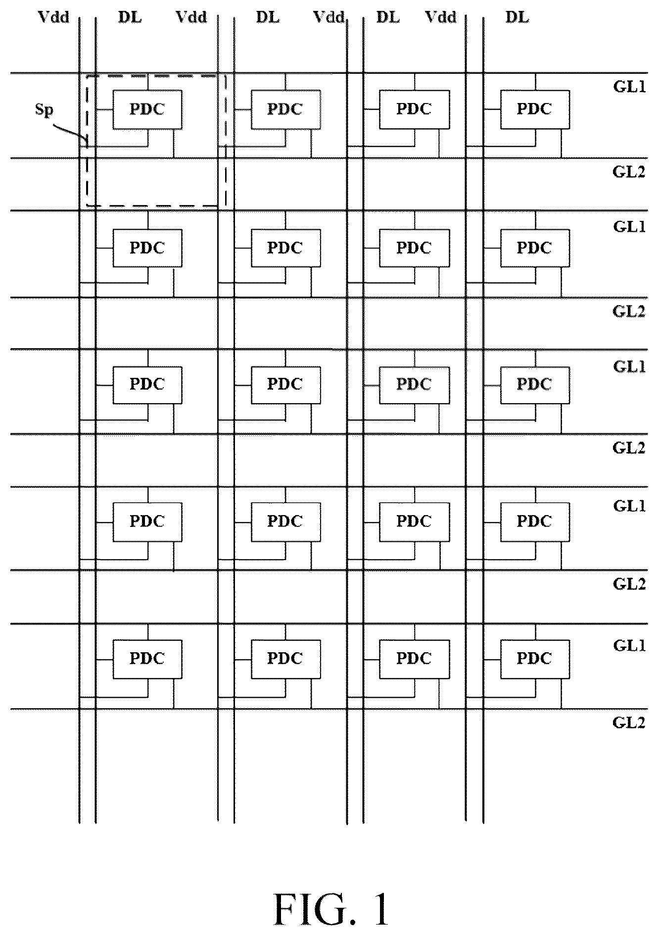 Patent US12315452 — Array substrate and display apparatus — Figure 1