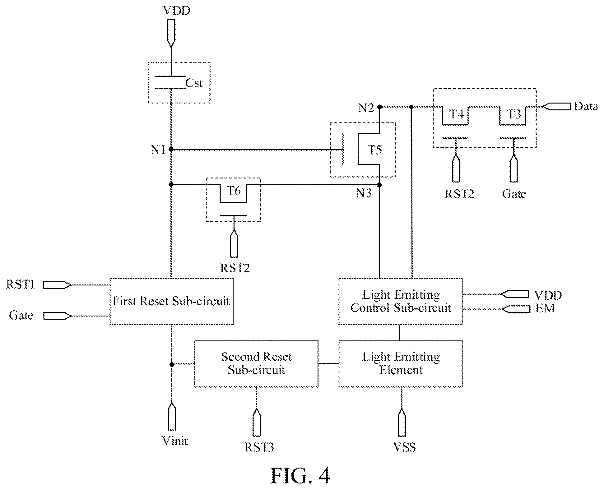 Patent US12315456 Figure 4 – Display apparatus with compensation and driving method therefor