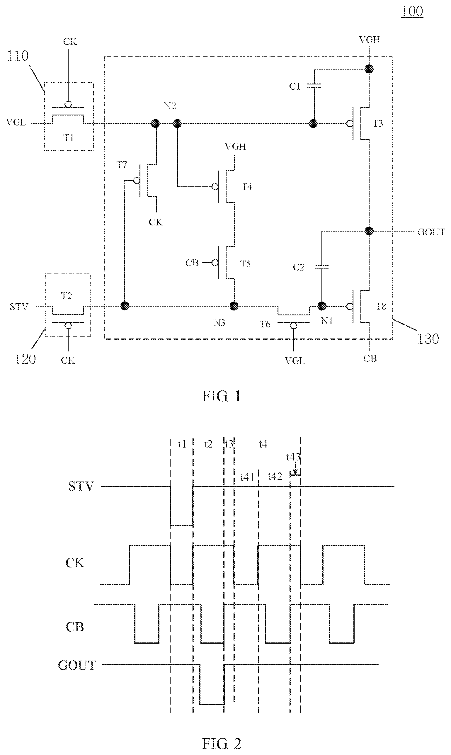 Patent US12315460 — Display substrate, display device, and manufacturing method of display substrate — Figure 1