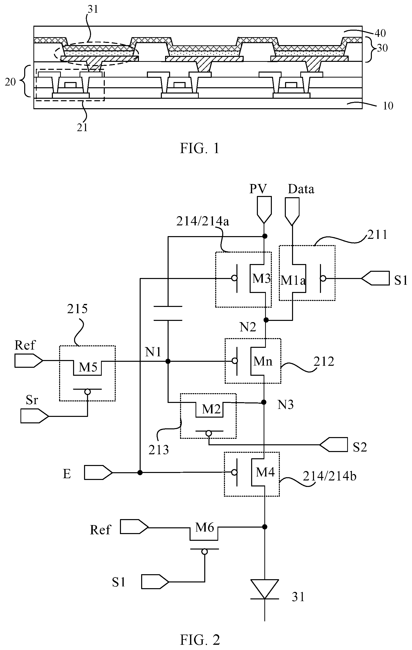 Patent US12315464 Figure 1 – Display panel and display device