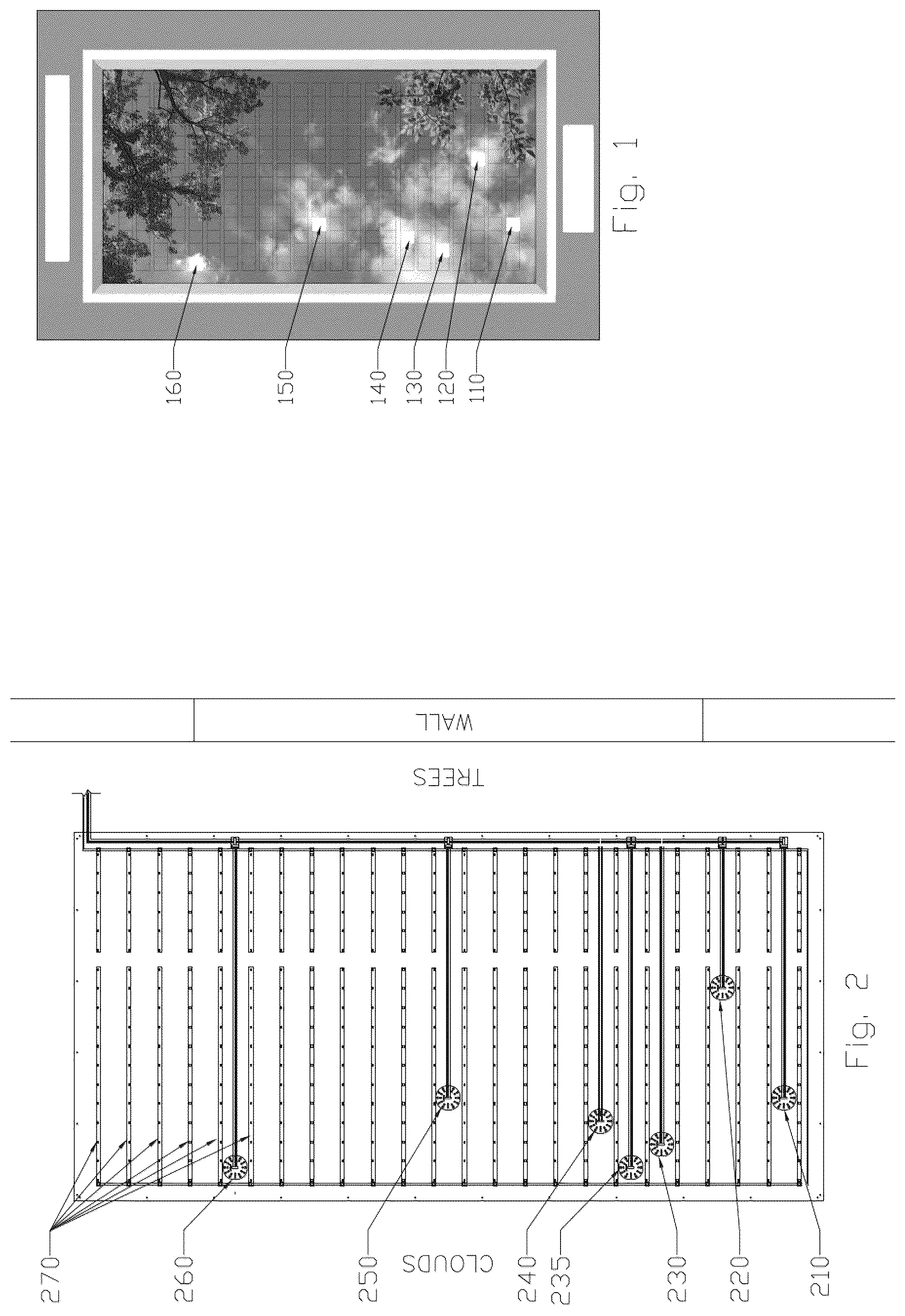 Patent US12315467 — Systems and methods for creating illusions of skylights and windows — Figure 1