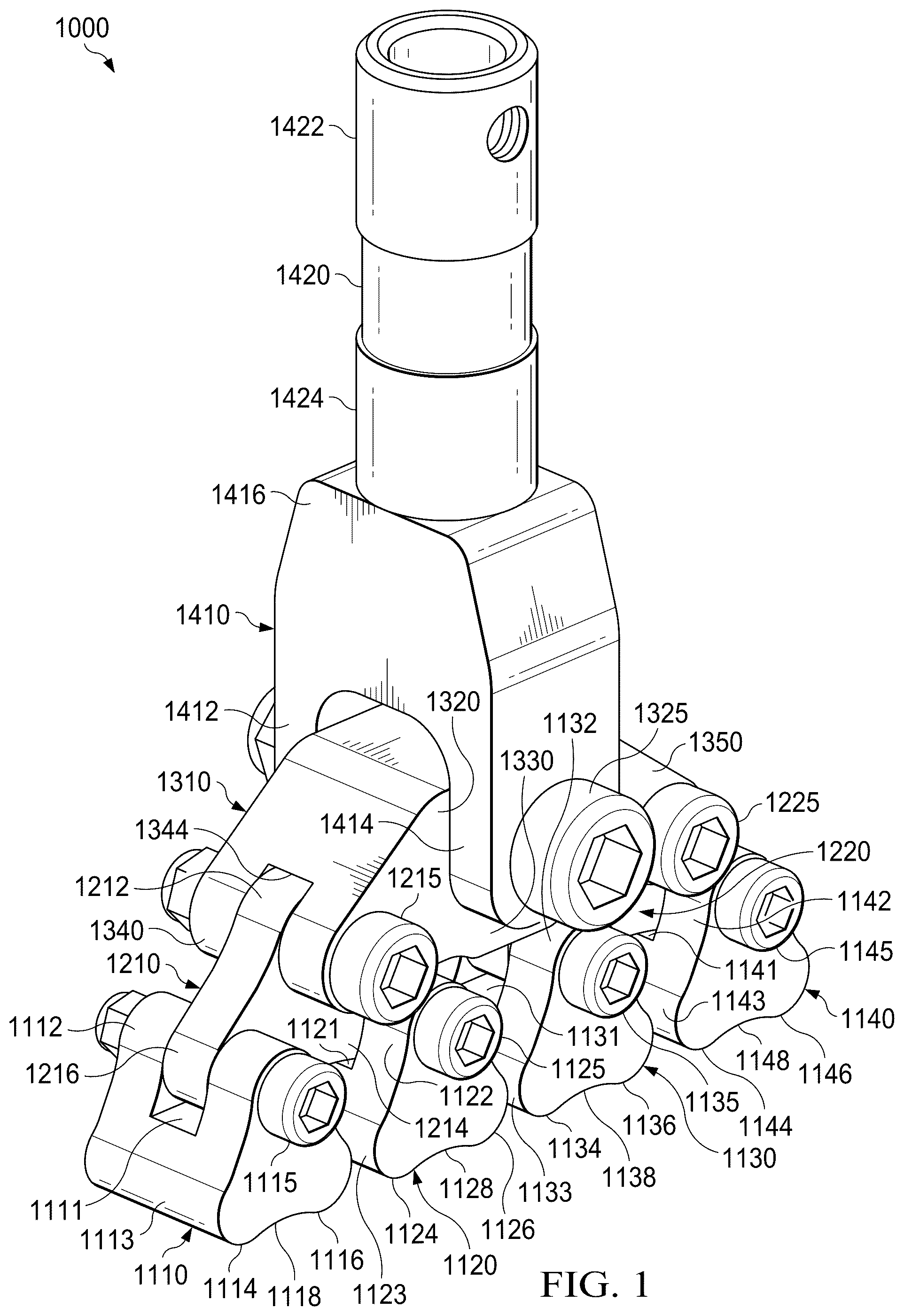 Patent US12315475 — Self-conforming-radius fret press for stringed instruments — Figure 1