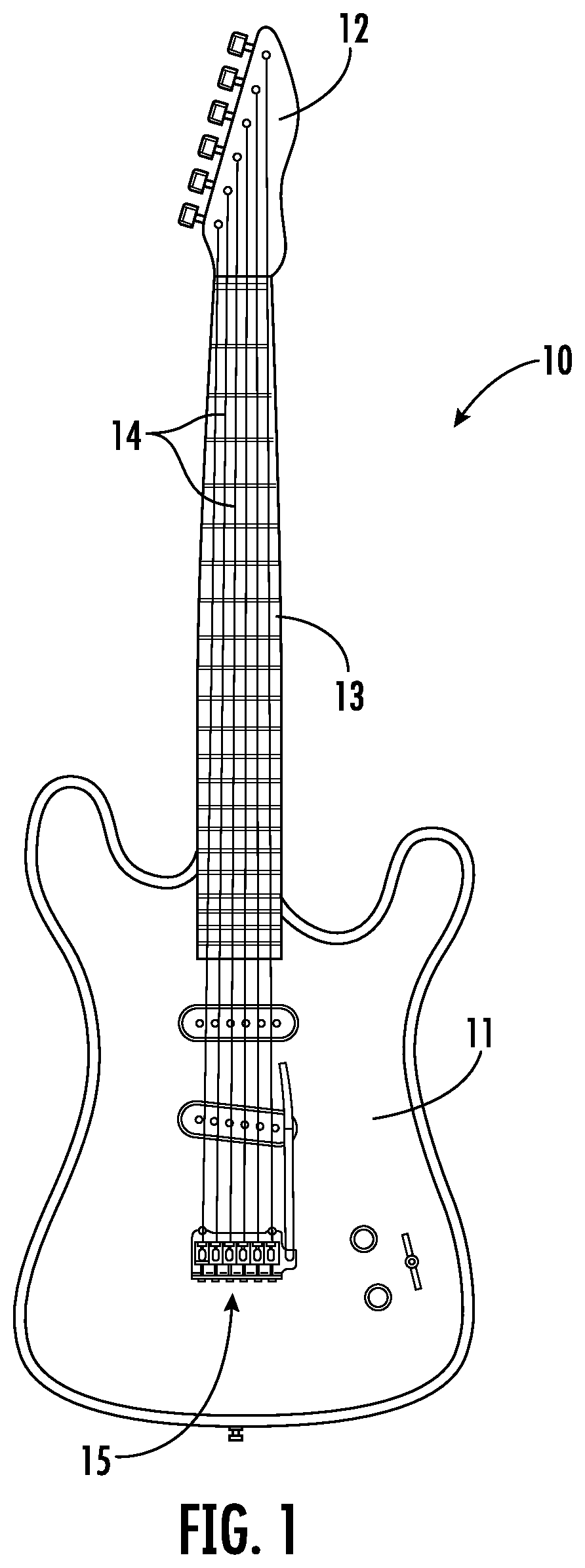 Patent US12315477 — String tool for replacing strings on instruments and method of using — Figure 1
