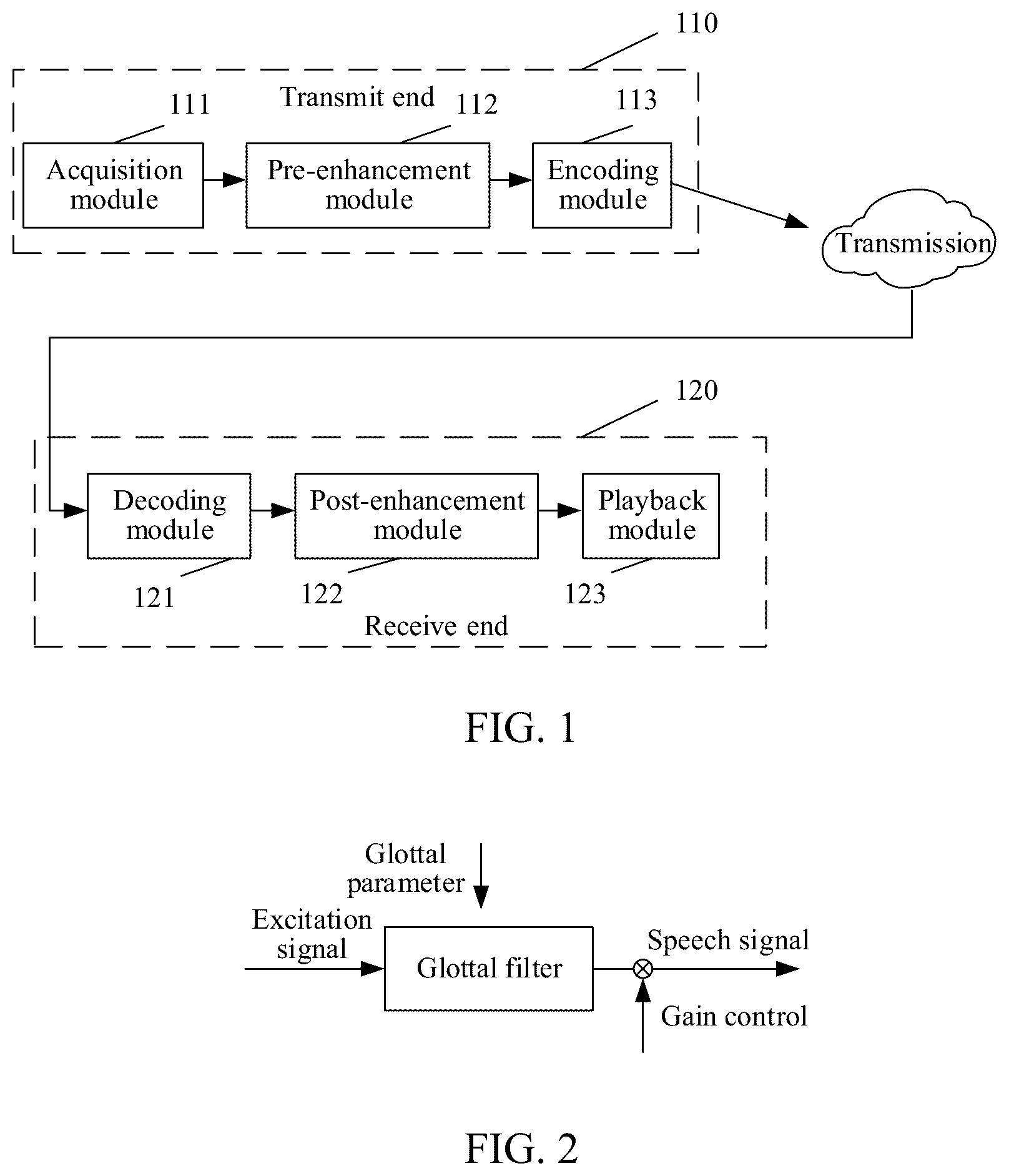 Patent US12315488 — Speech enhancement method and apparatus, device, and storage medium — Figure 1