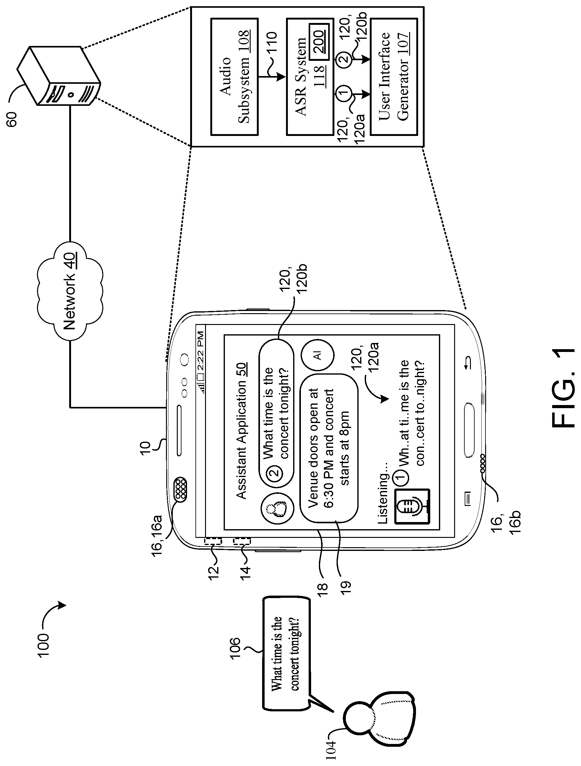 Patent US12315499 — Semi-supervised training scheme for speech recognition — Figure 1