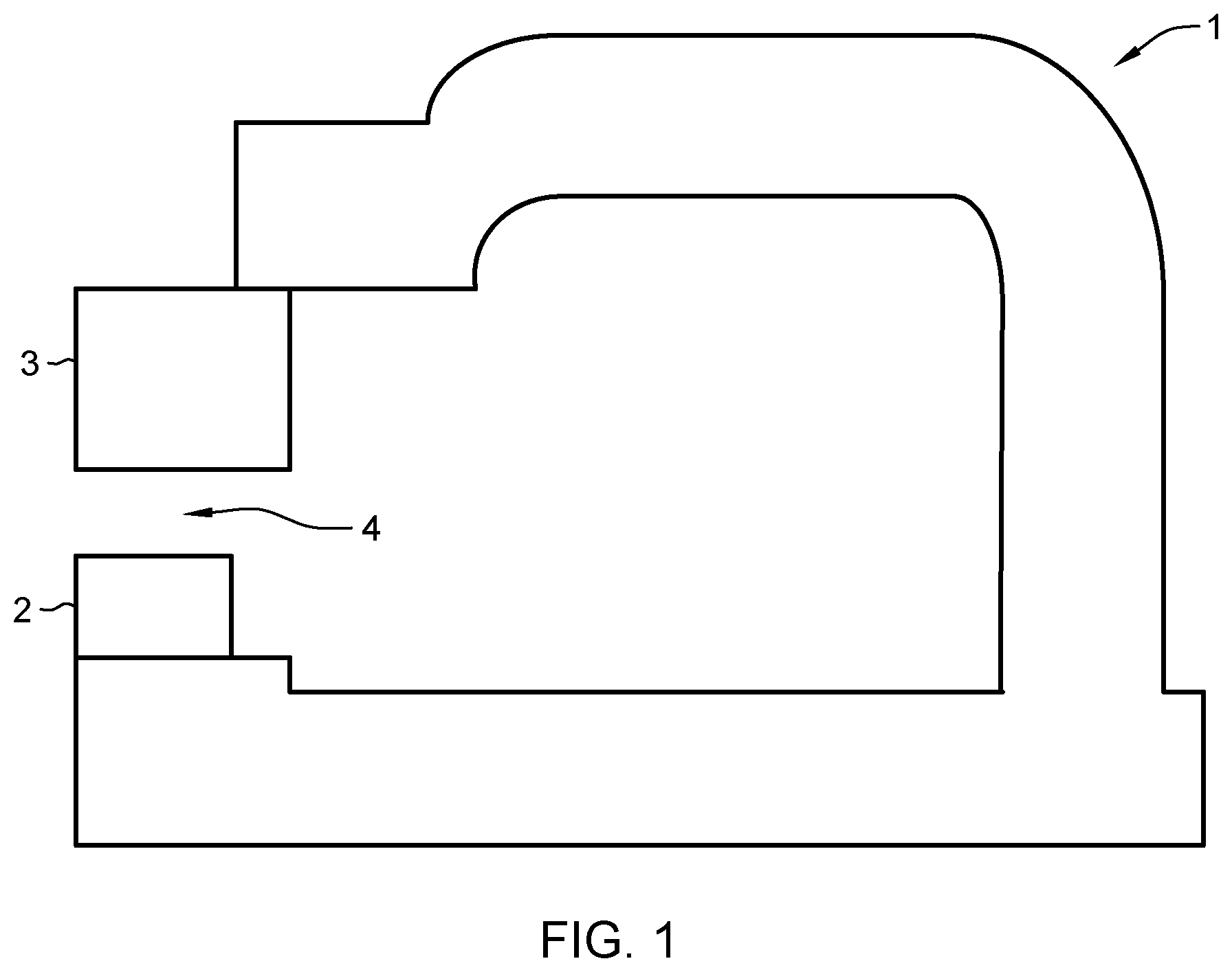 Patent US12315537 — Magnetic write transducer with variable write gap length — Figure 1