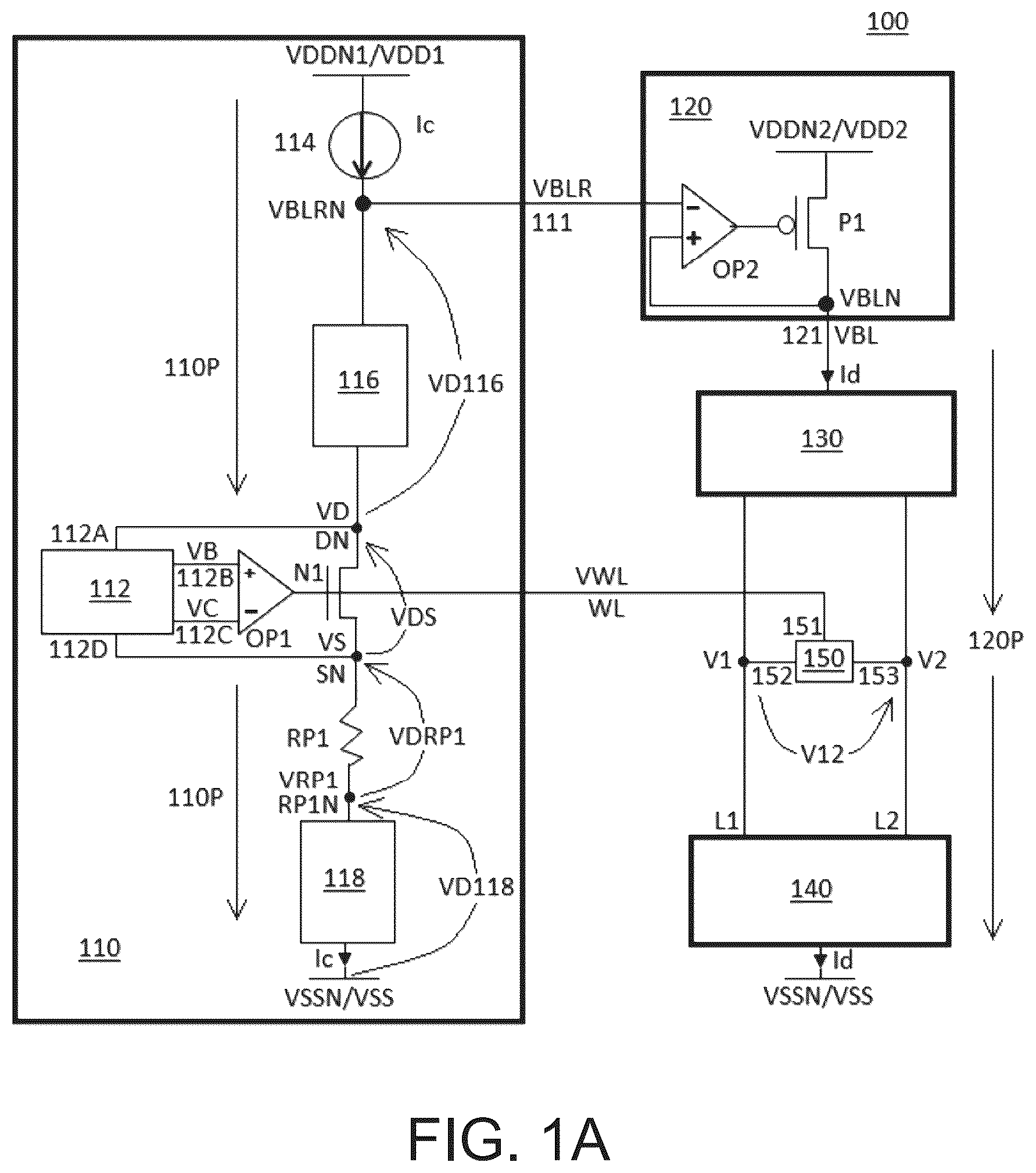 Patent US12315562 — RRAM circuit and method — Figure 1