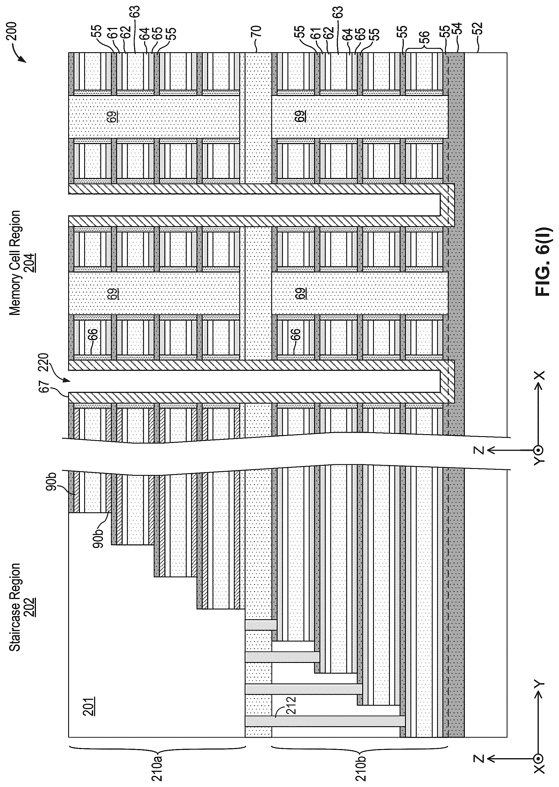 Patent US12315565 Figure 17 – Three-dimensional memory structure fabricated using repeated active stack sections