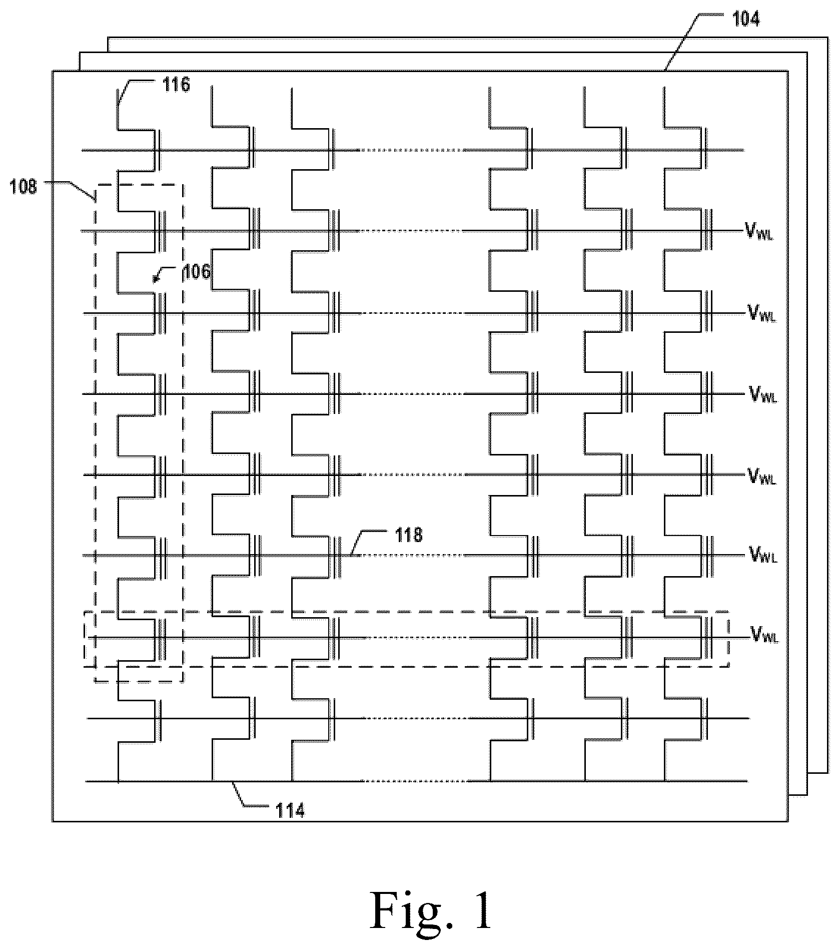 Patent US12315577 — Memory device and program operation thereof to reduce capacitive coupling — Figure 1