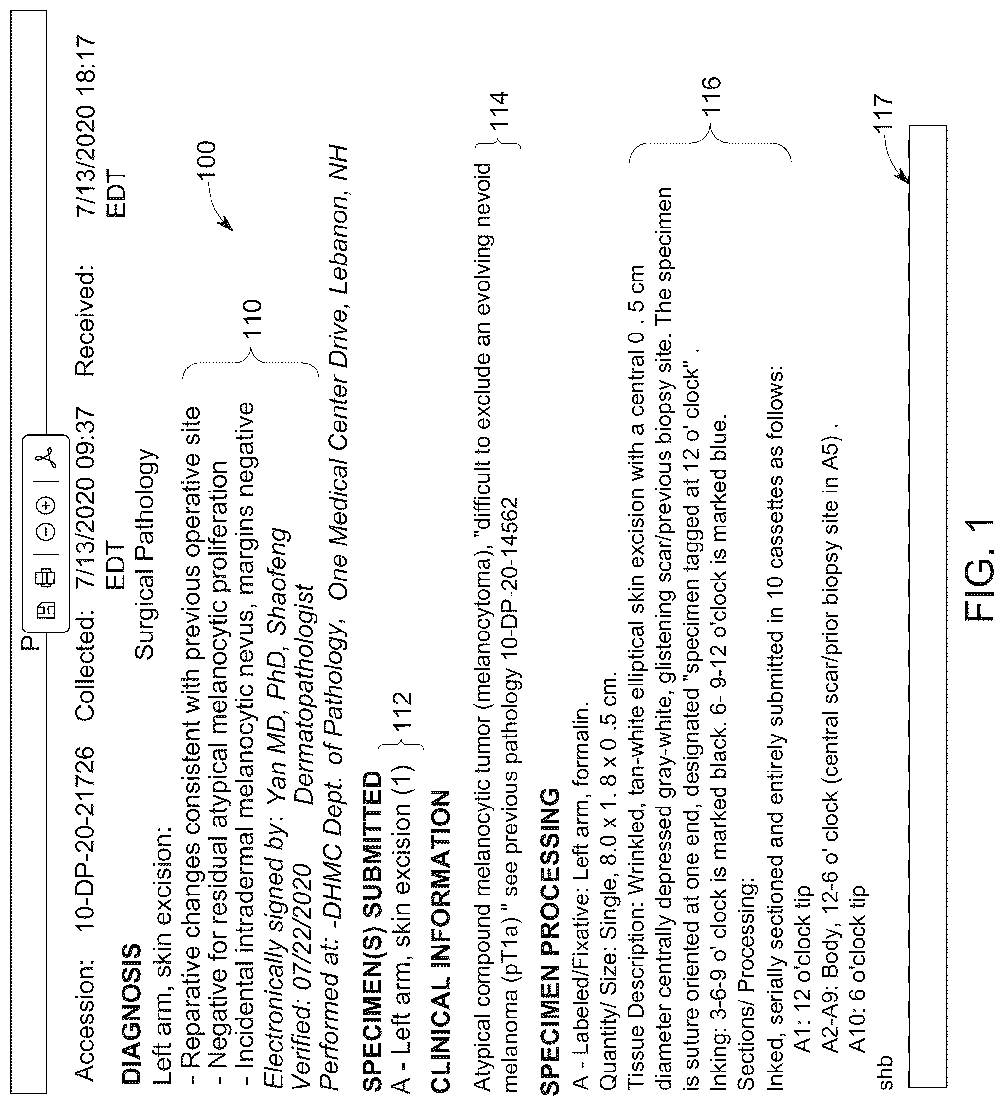Patent US12315636 Figure 1 – System and method for automation of surgical pathology processes using artificial intelligence
