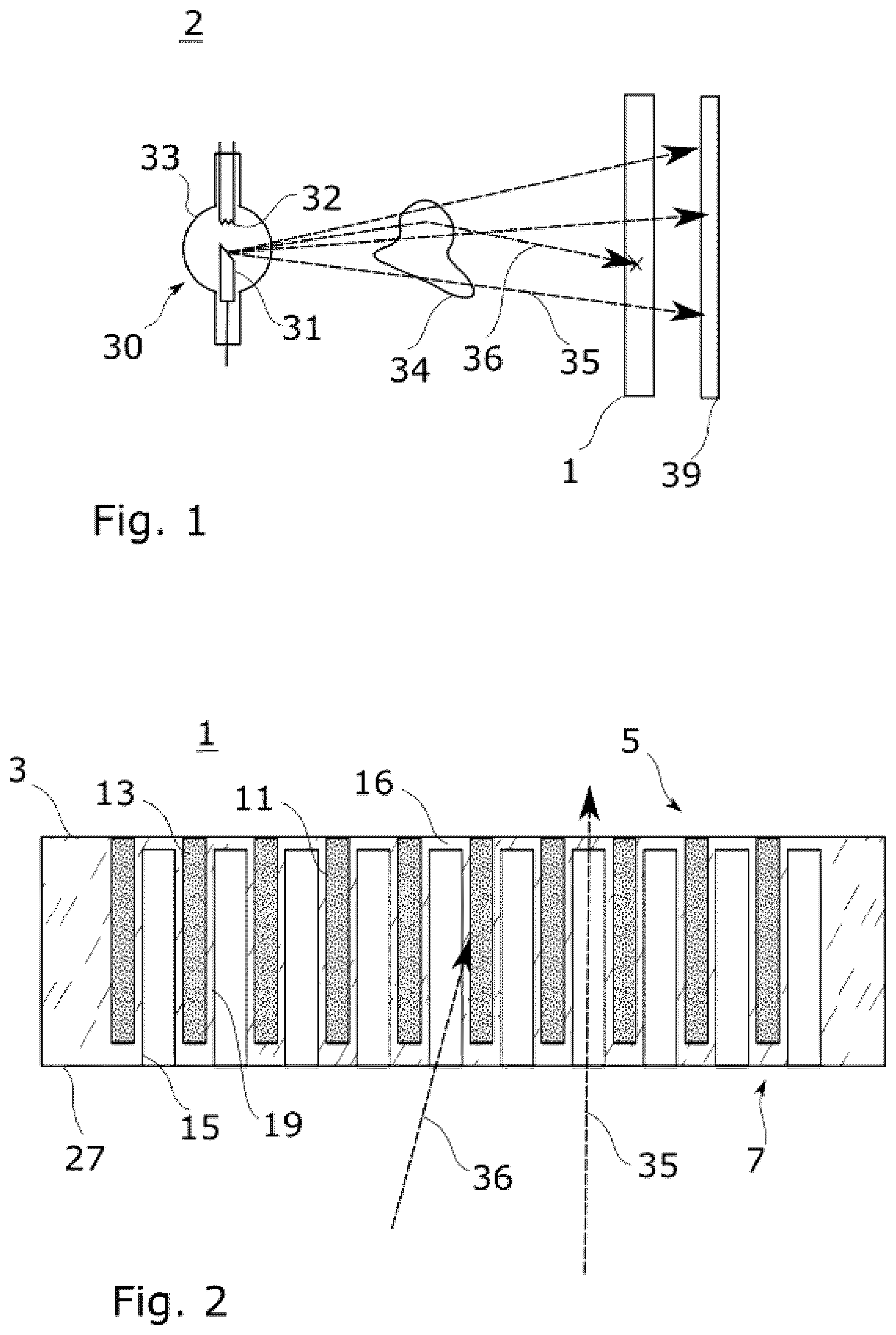 Patent US12315647 — Shielding mask for scattered ionizing radiation and method for production thereof — Figure 1