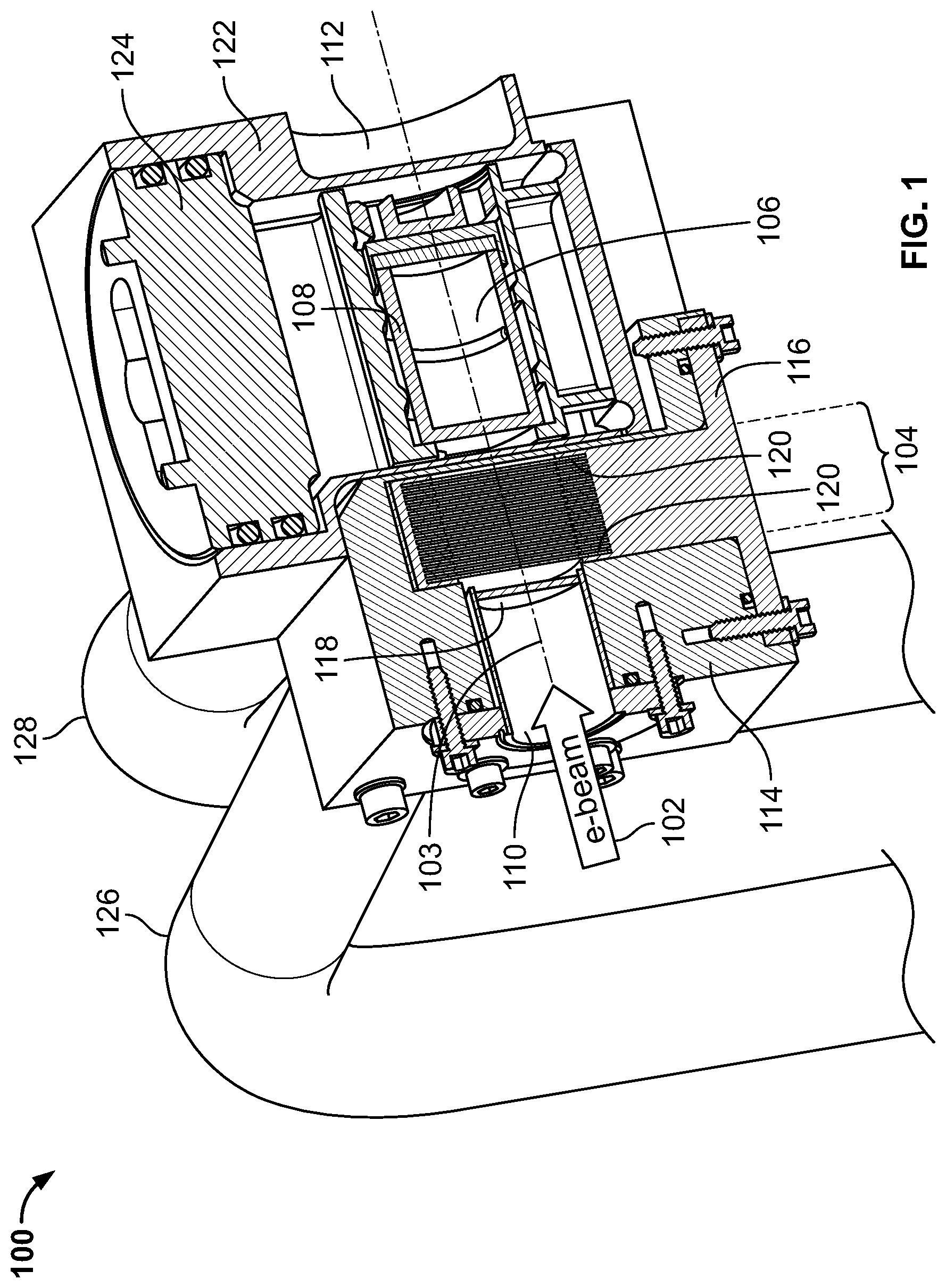 Patent US12315651 — Efficient bremsstrahlung converter — Figure 1