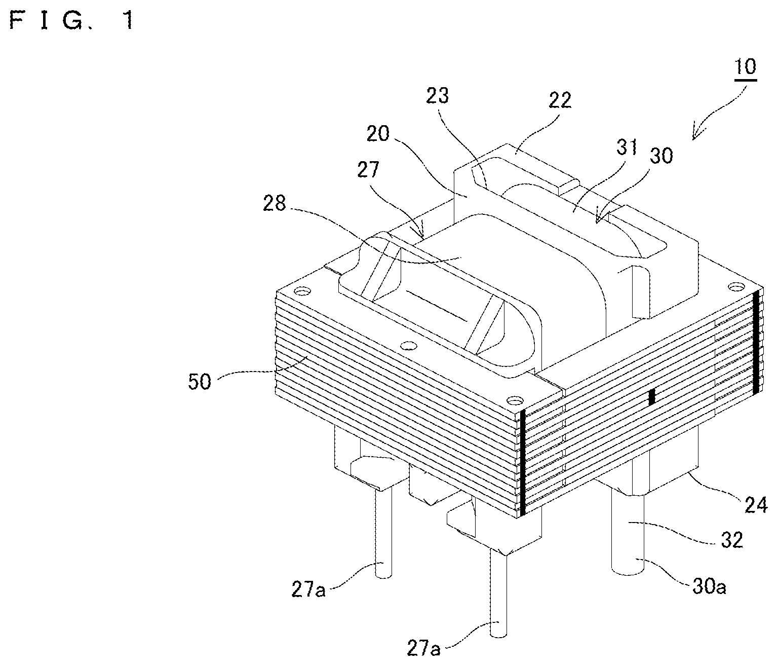 Patent US12315662 — Current transformer module — Figure 1