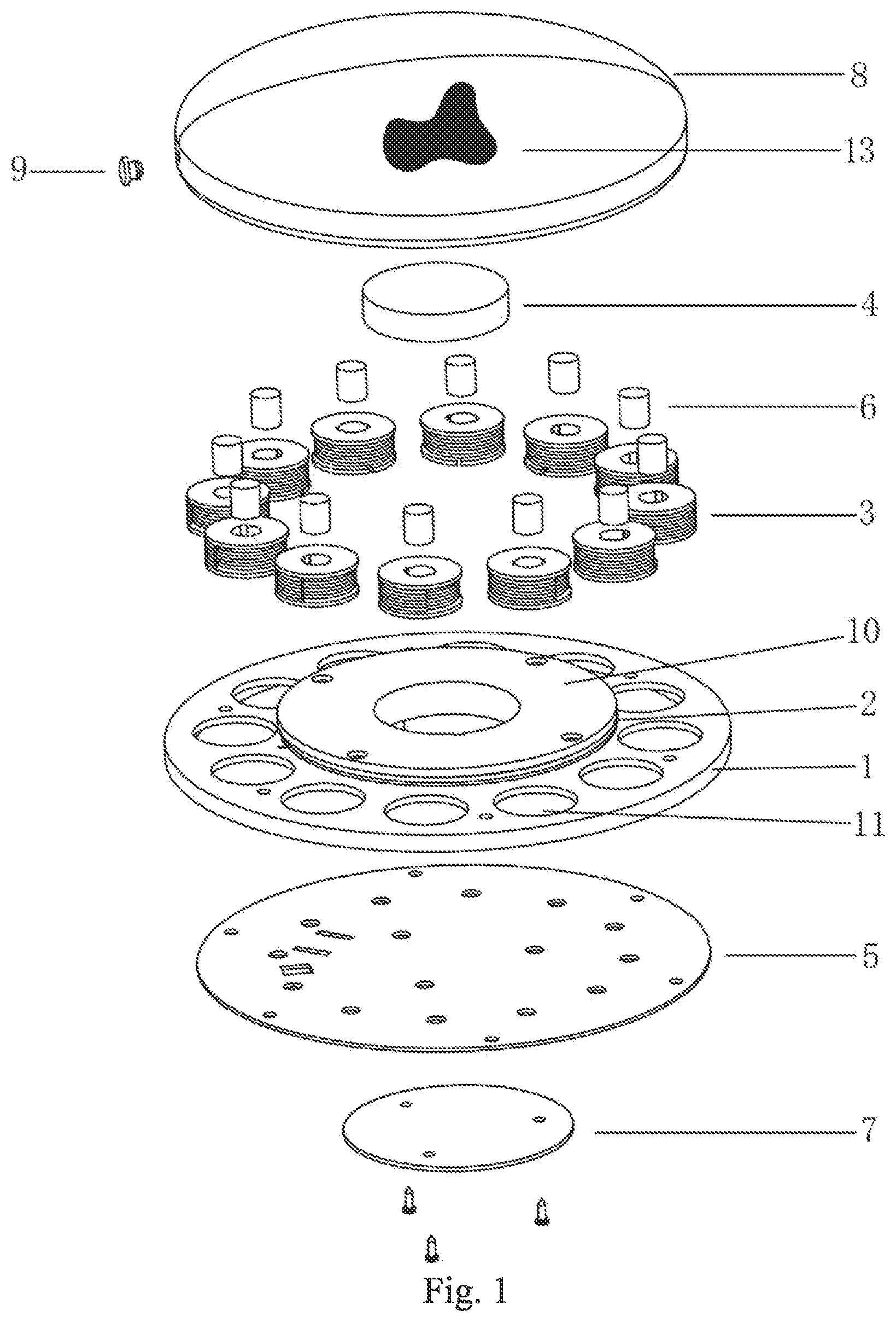 Patent US12315674 — Ferrofluid control device — Figure 1