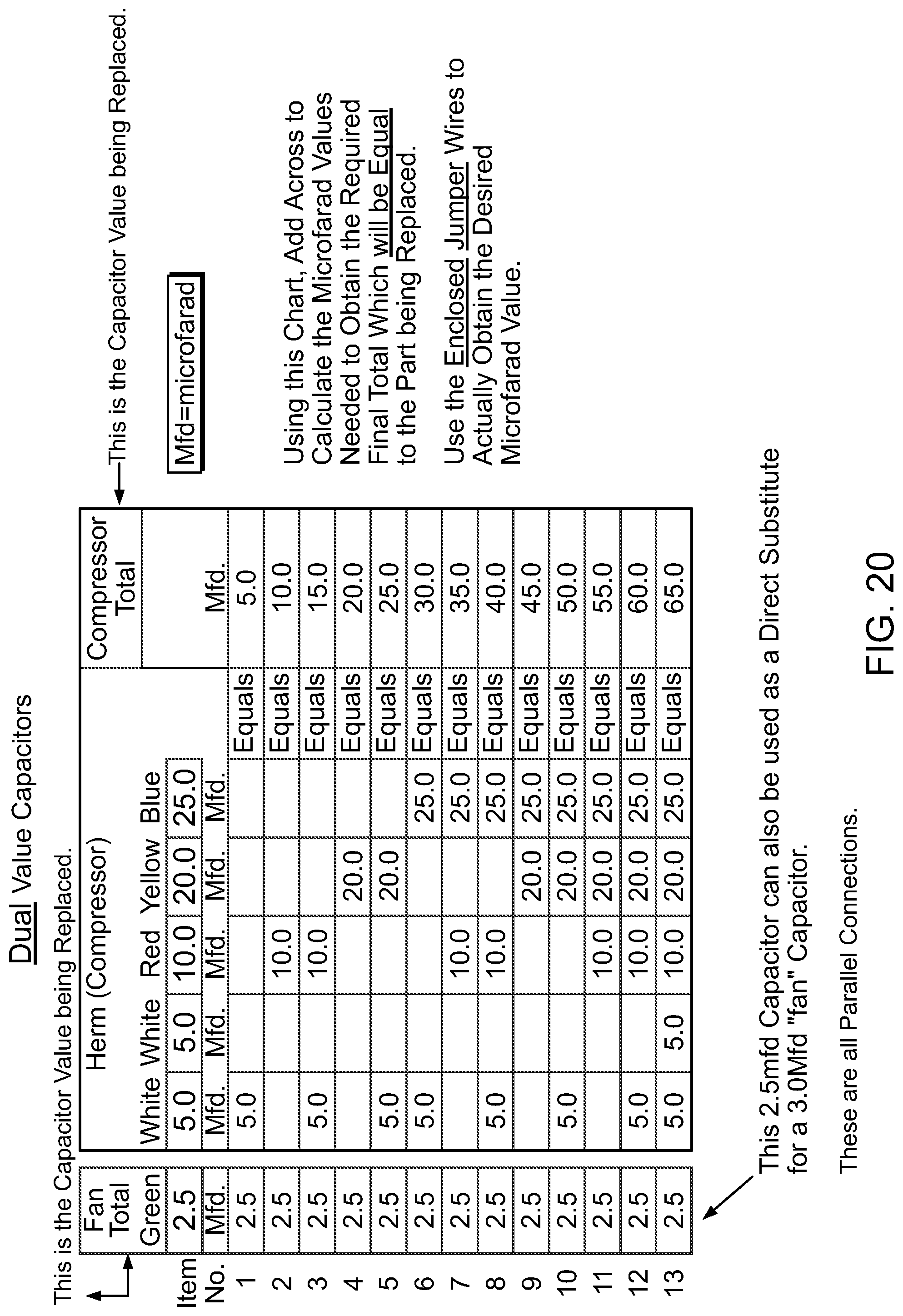 Patent US12315679 Figure 15 – Capacitor with multiple elements for multiple replacement applications