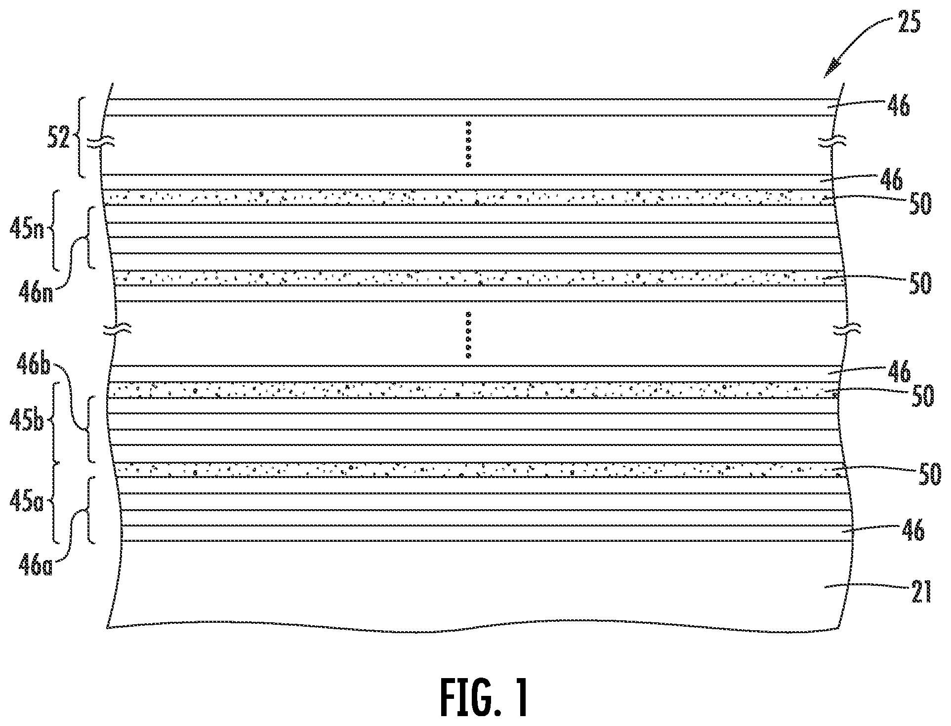 Patent US12315723 — Method for making semiconductor device with selective etching of superlattice to accumulate non-semiconductor atoms — Figure 1