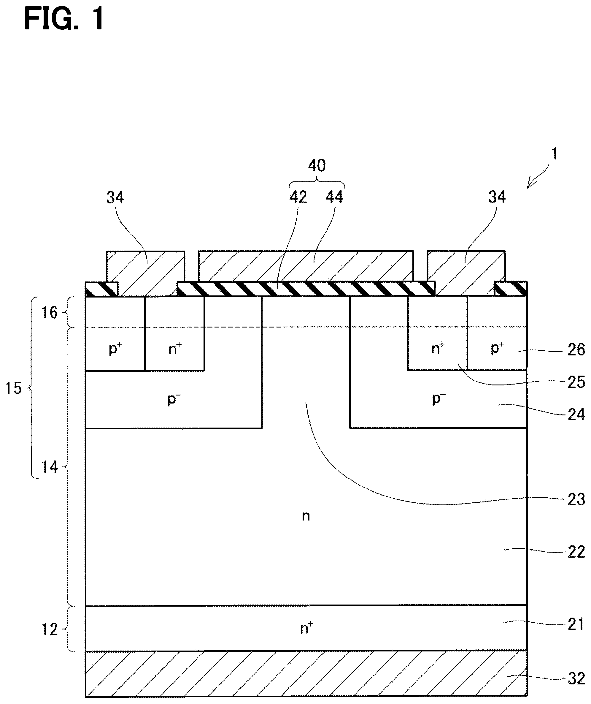 Patent US12315740 — Semiconductor device and method for manufacturing thereof — Figure 1