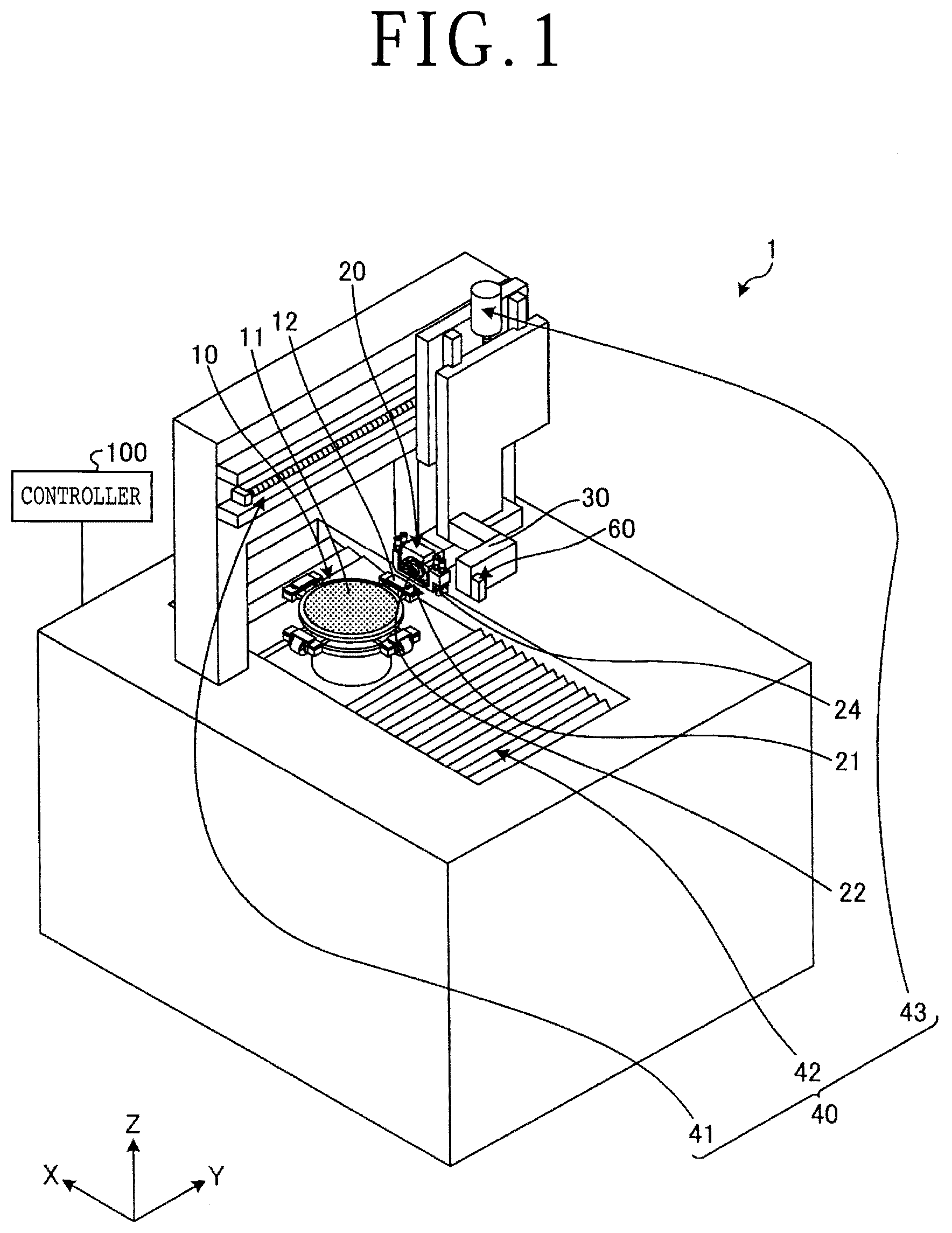 Patent US12315744 — Processing apparatus — Figure 1