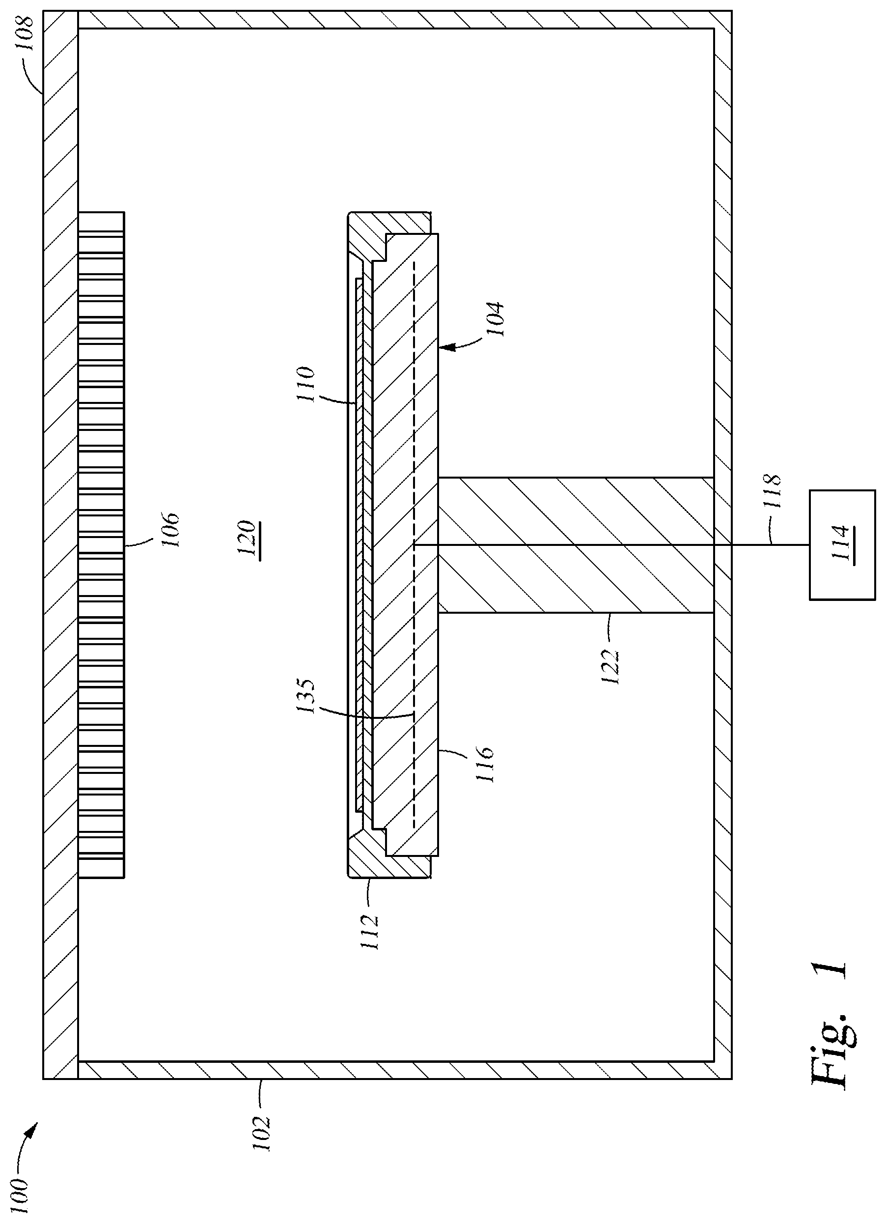 Patent US12315745 — Heater cover plate for uniformity improvement — Figure 1