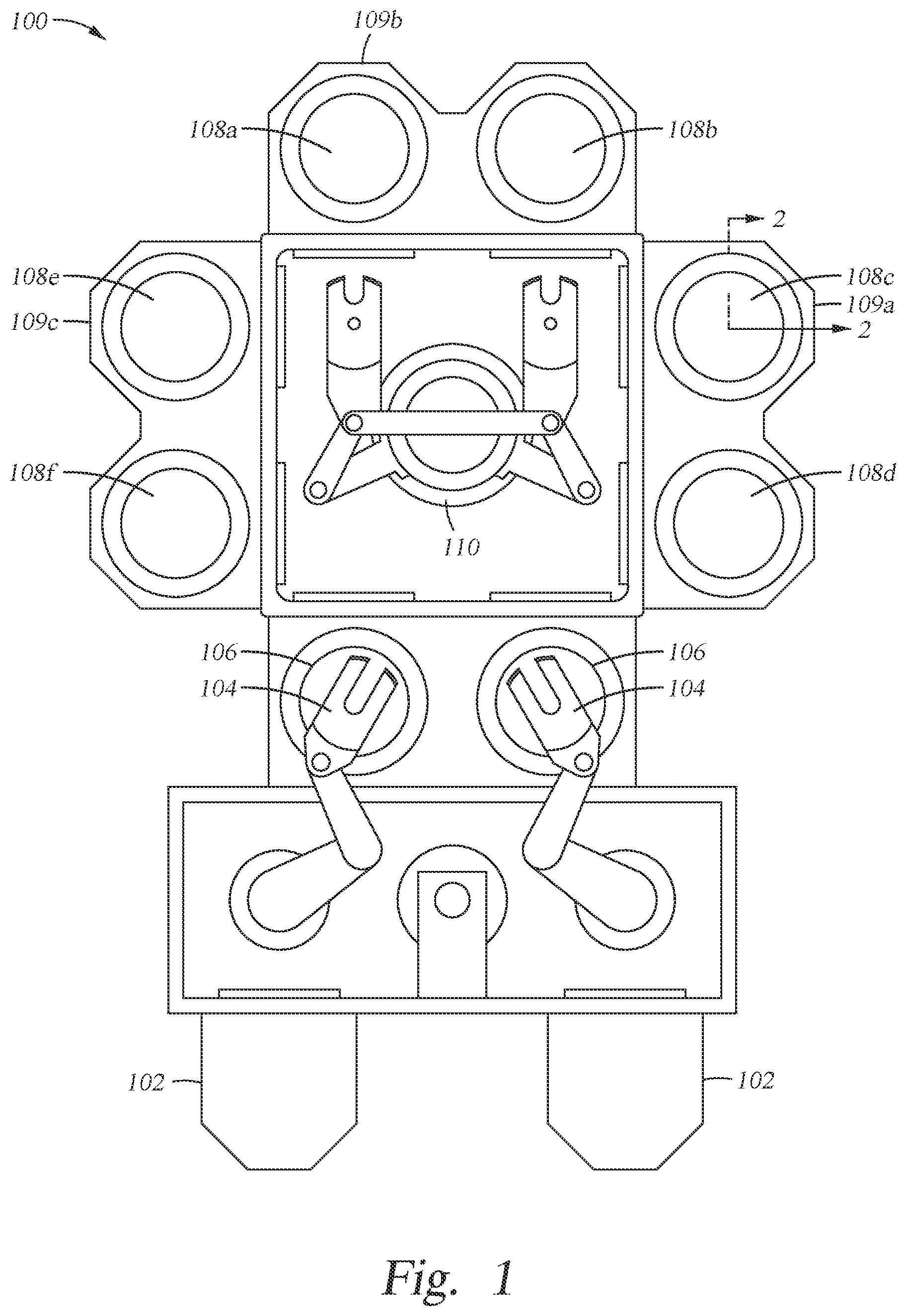 Patent US12315746 — Bottom cover plate to reduce wafer planar nonuniformity — Figure 1