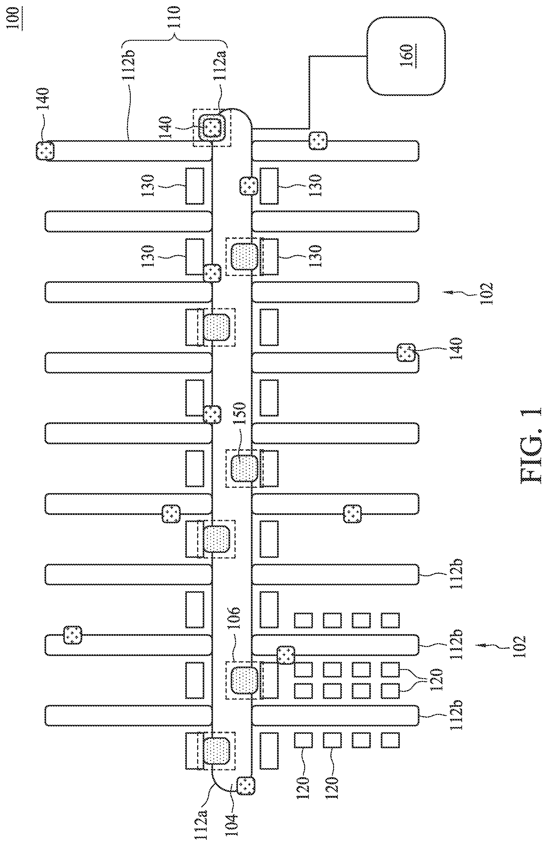 Patent US12315751 — System for a semiconductor fabrication facility and method for operating the same — Figure 1