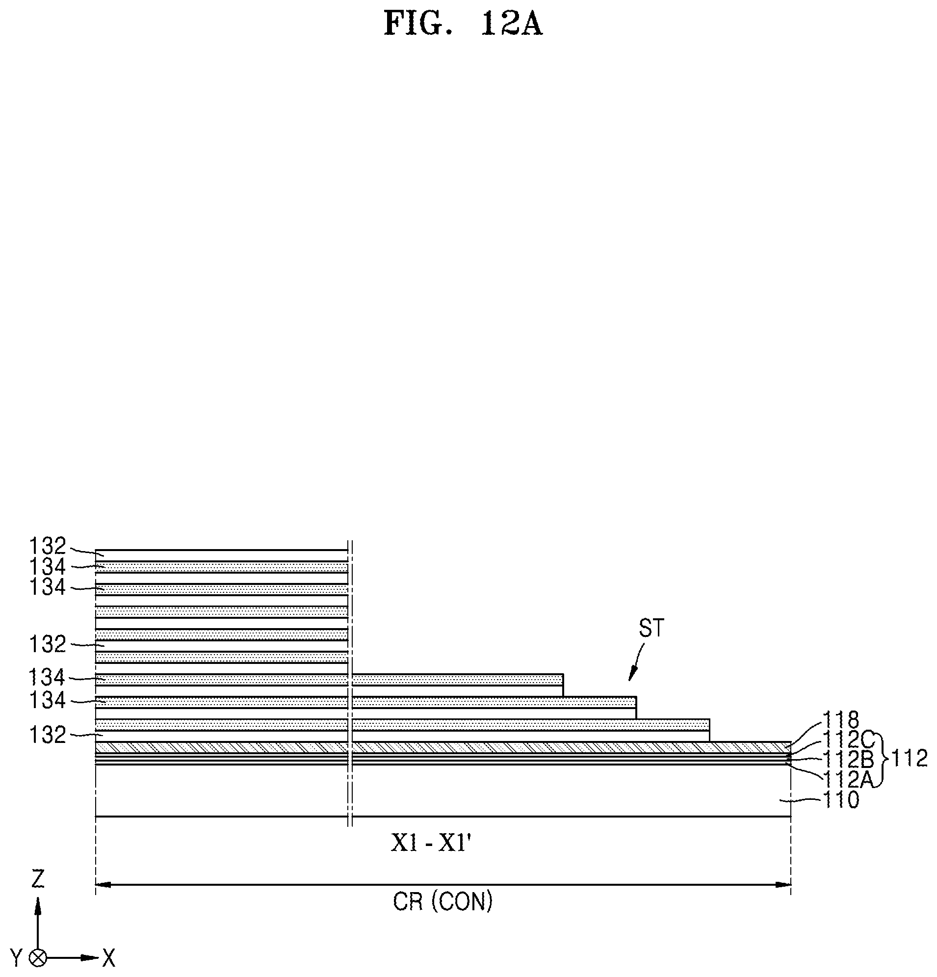 Patent US12315763 Figure 19 – Three-dimensional memory device and method of making thereof using sacrificial carbon-containing barrier film