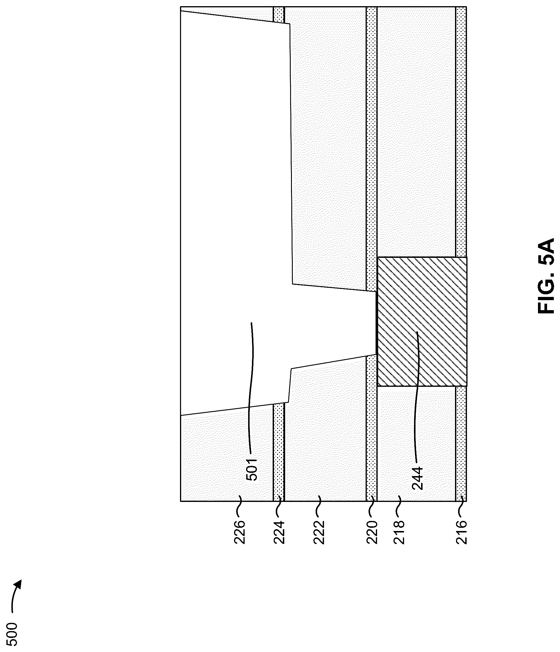 Patent US12315764 Figure 6 – Conductive structures with barriers and liners of varying thicknesses