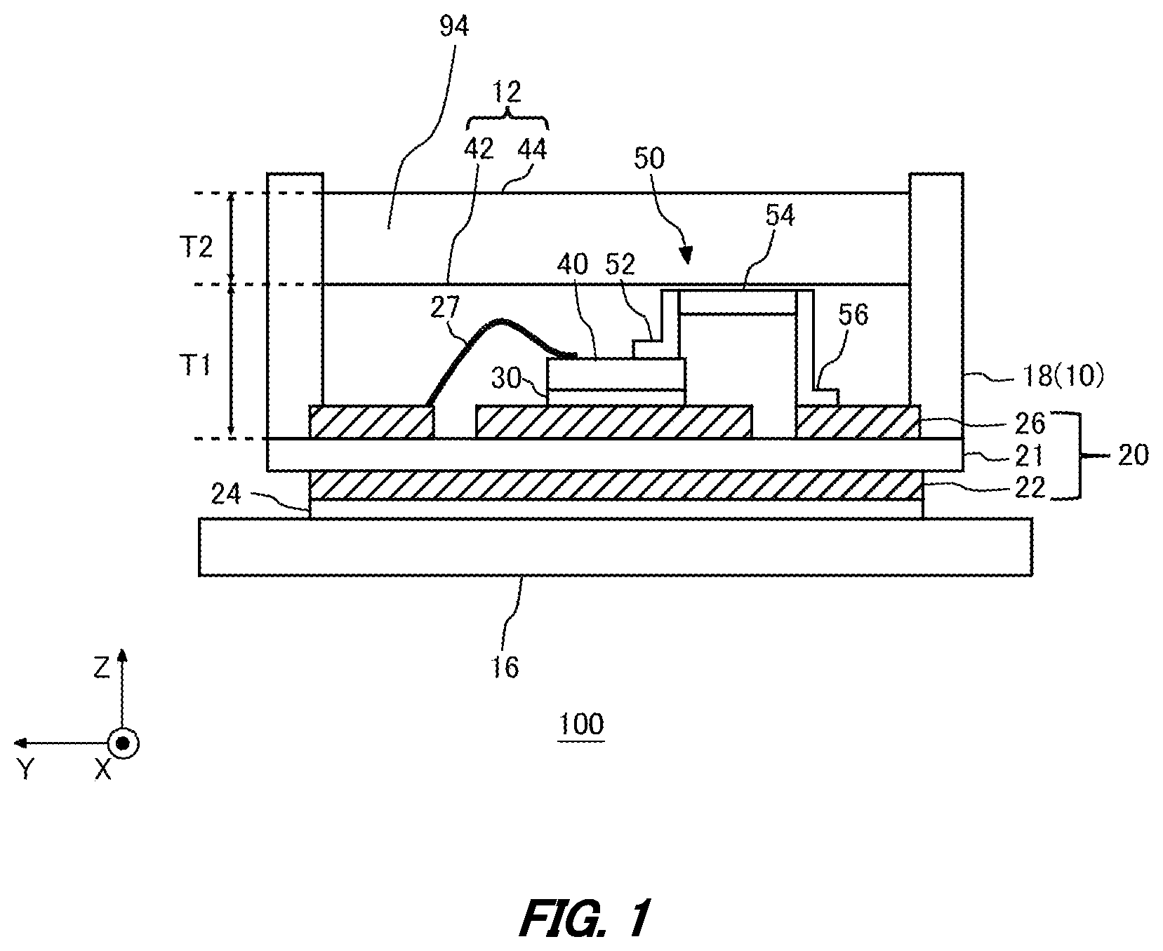 Patent US12315771 — Semiconductor module — Figure 1