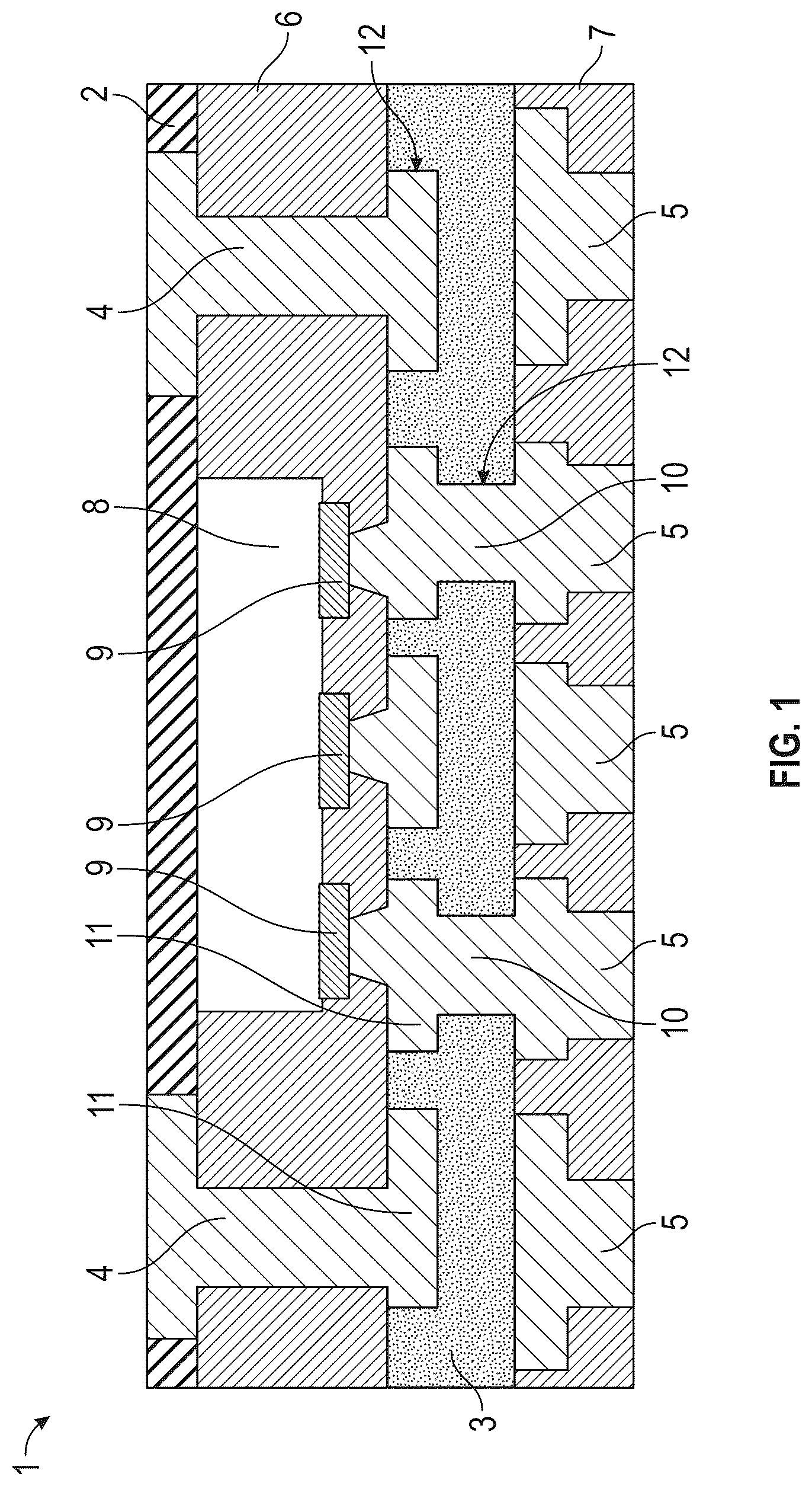 Patent US12315776 — Integrated device package with an integrated heat sink — Figure 1